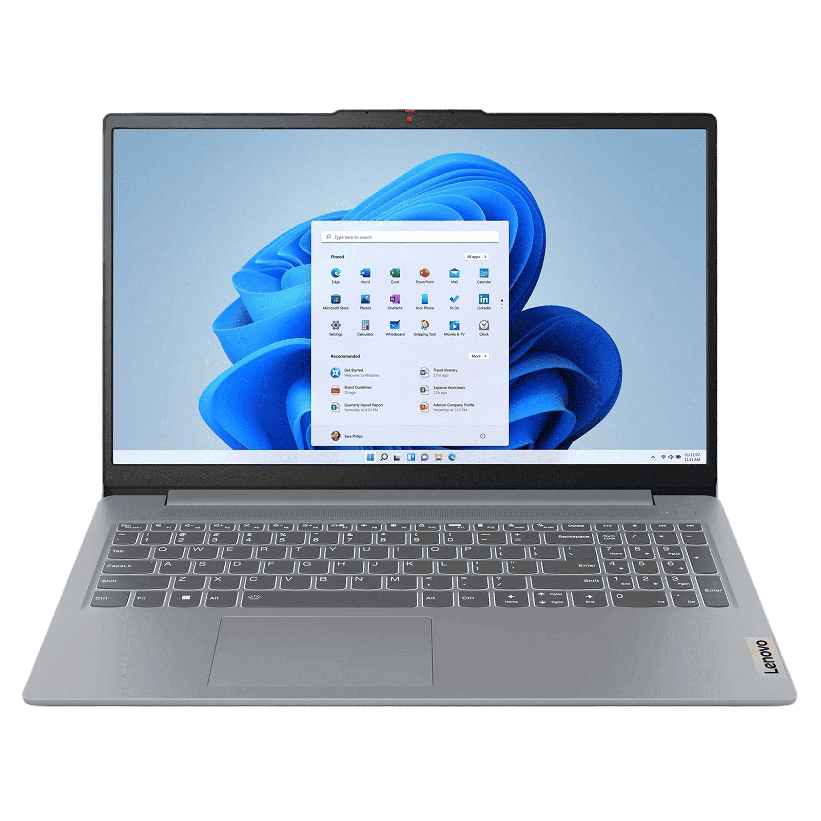 Lenovo IdeaPad Slim 3 15ABR8 AMD Ryzen 7 Thin & Light Laptop (16GB, 512GB SSD, Windows 11 Home, 15.6 inch Full HD Display, MS Office Home 2024, Arctic Grey, 1.62 KG)