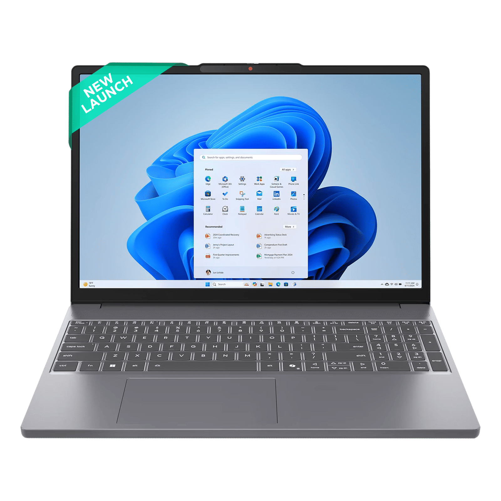 Lenovo IdeaPad Slim 3 15AHP10 AMD Ryzen 7 Thin & Light Laptop (8GB, 512GB SSD, Windows 11 Home, 15.3 inch WUXGA IPS Display, MS Office Home 2024, Luna Grey, 1.59 KG)