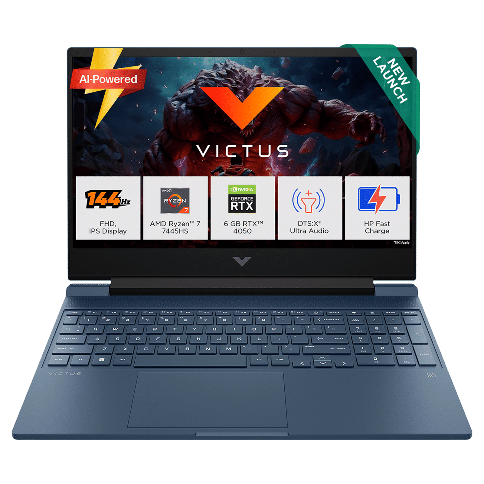 HP Victus 15-fb3162AX AMD Ryzen 7 Gaming Laptop (16GB, 1TB SSD, Windows 11 Home, 6GB Graphics, 15.6 inch 144 Hz Full HD IPS Display, NVIDIA GeForce RTX 4050, Performance Blue, 2.29 KG)-image-32