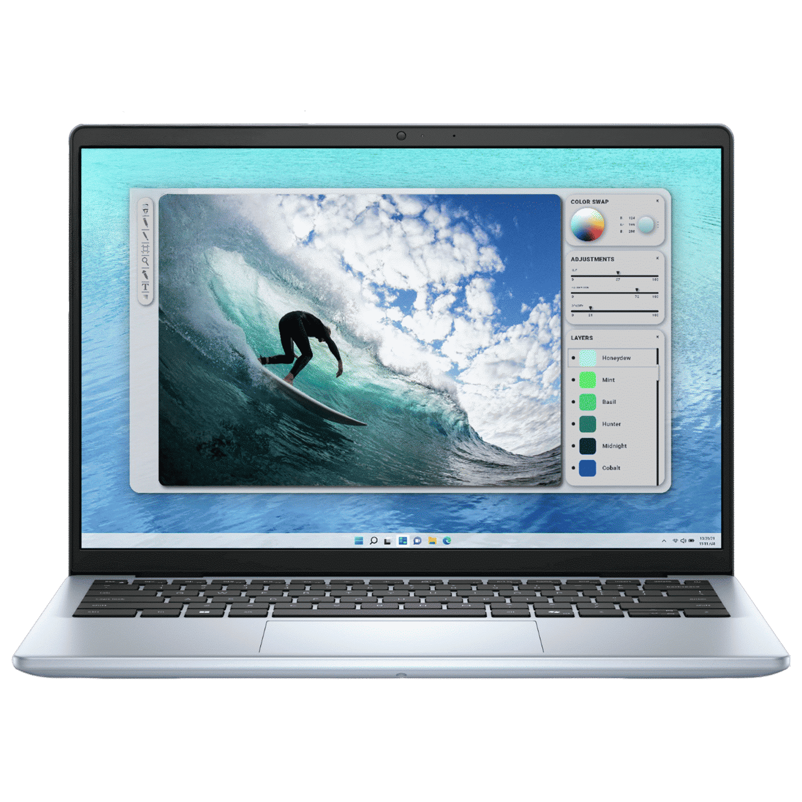 Dell Inspiron 14 5440 Intel Core i3 13th Gen Thin & Light Laptop (8GB, 512GB SSD, Windows 11, 14 inch FHD+ WVA Display, MS Office 2021, Ice Blue, 1.53 KG)