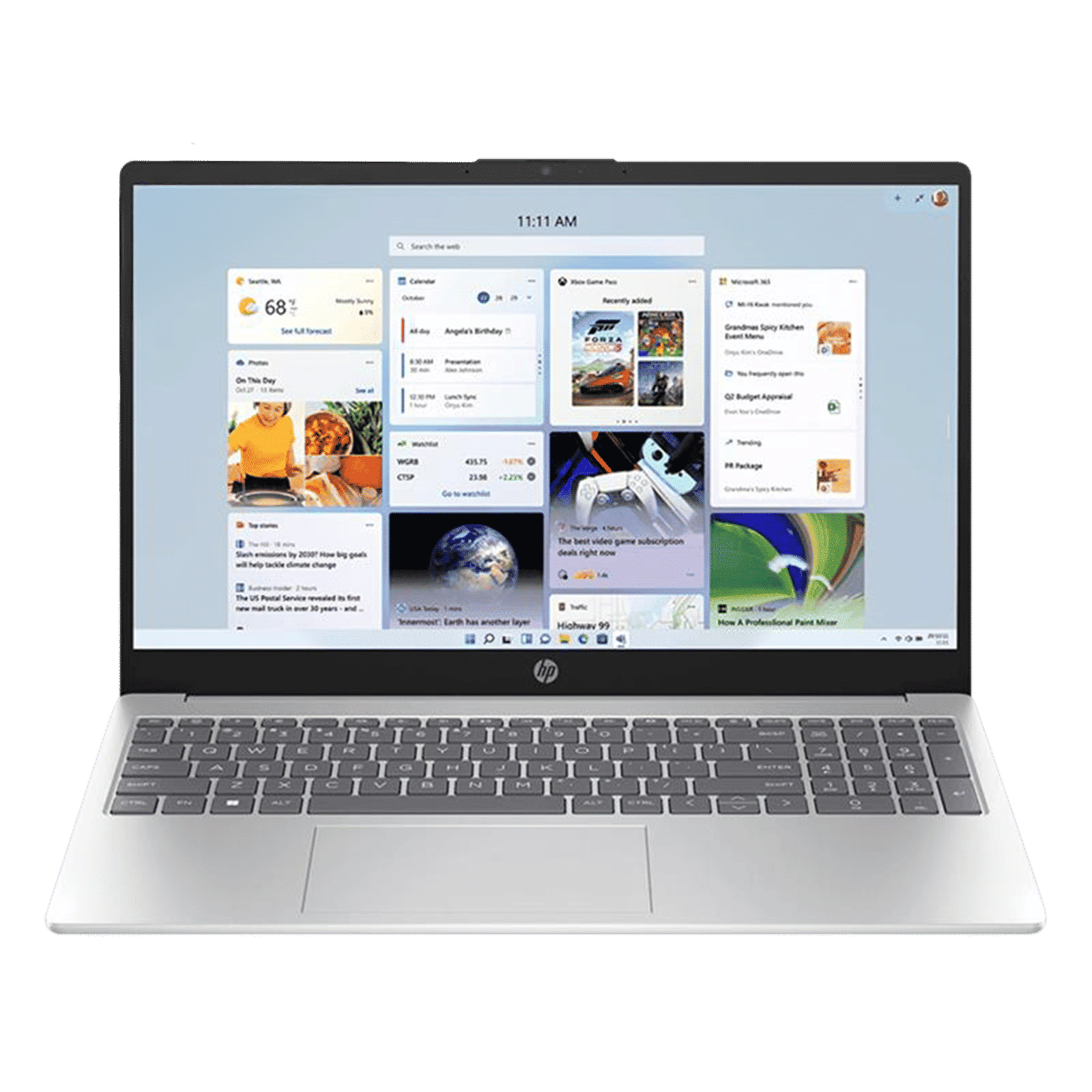 HP 15-fc0552AU AMD Ryzen 3 Thin & Light Laptop (8GB, 512GB SSD, Windows 11 Home, 15.6 inch Full HD Display, Natural Silver, 1.59 KG)