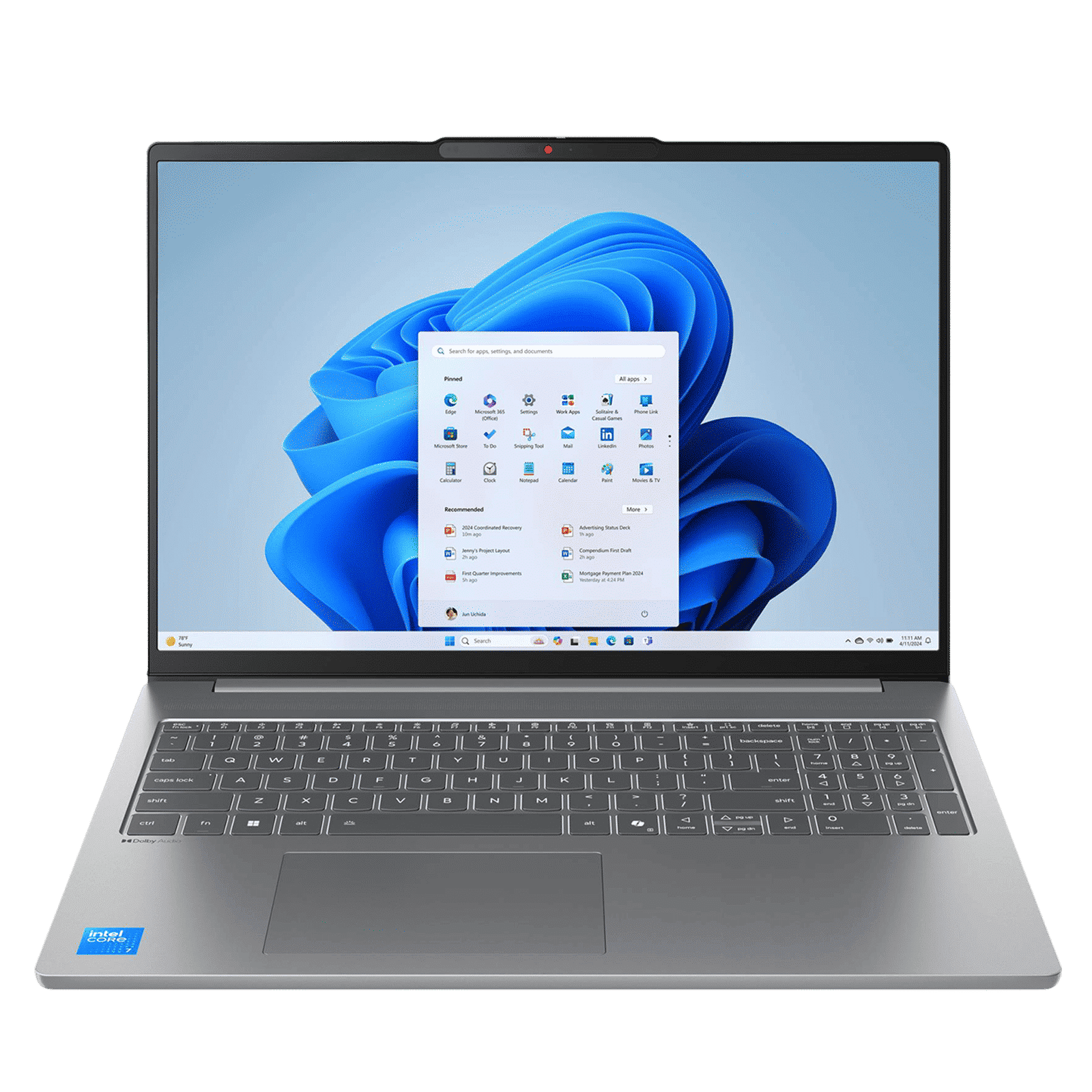 Lenovo IdeaPad Slim 5 16IRH10R Intel Core 5 Thin & Light Laptop (16GB, 512GB SSD, Windows 11 Home, 16 inch WUXGA IPS Display, MS Office Home 2024, Luna Grey, 1.85 KG)