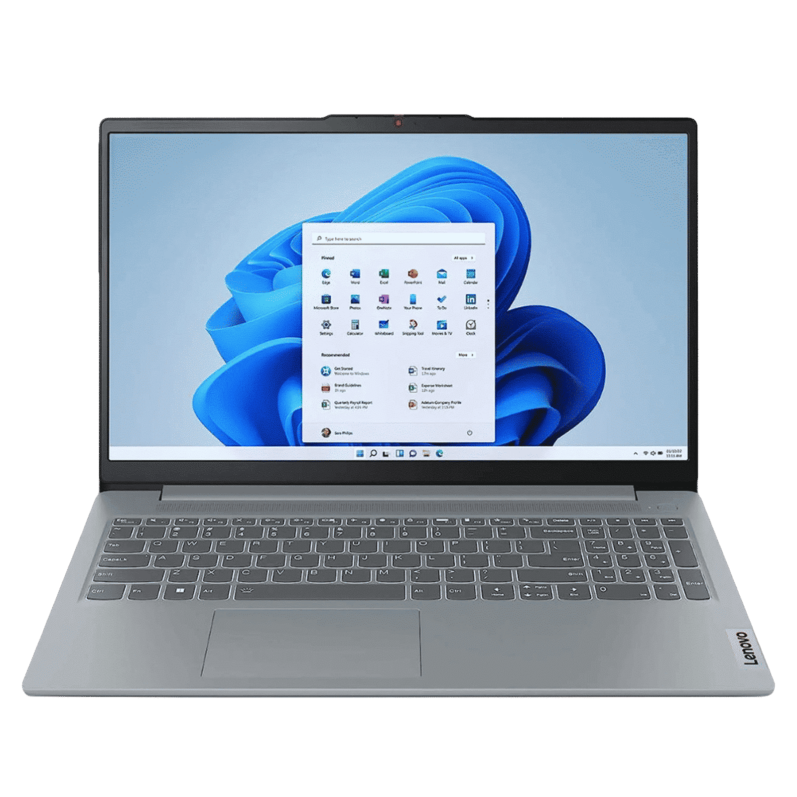 Lenovo IdeaPad Slim 3 15IRU8 Intel Core i3 13th Gen Thin & Light Laptop (8GB, 512GB SSD, Windows 11 Home, 15.6 inch Full HD Display, MS Office Home 2024, Arctic Grey, 1.62 KG)