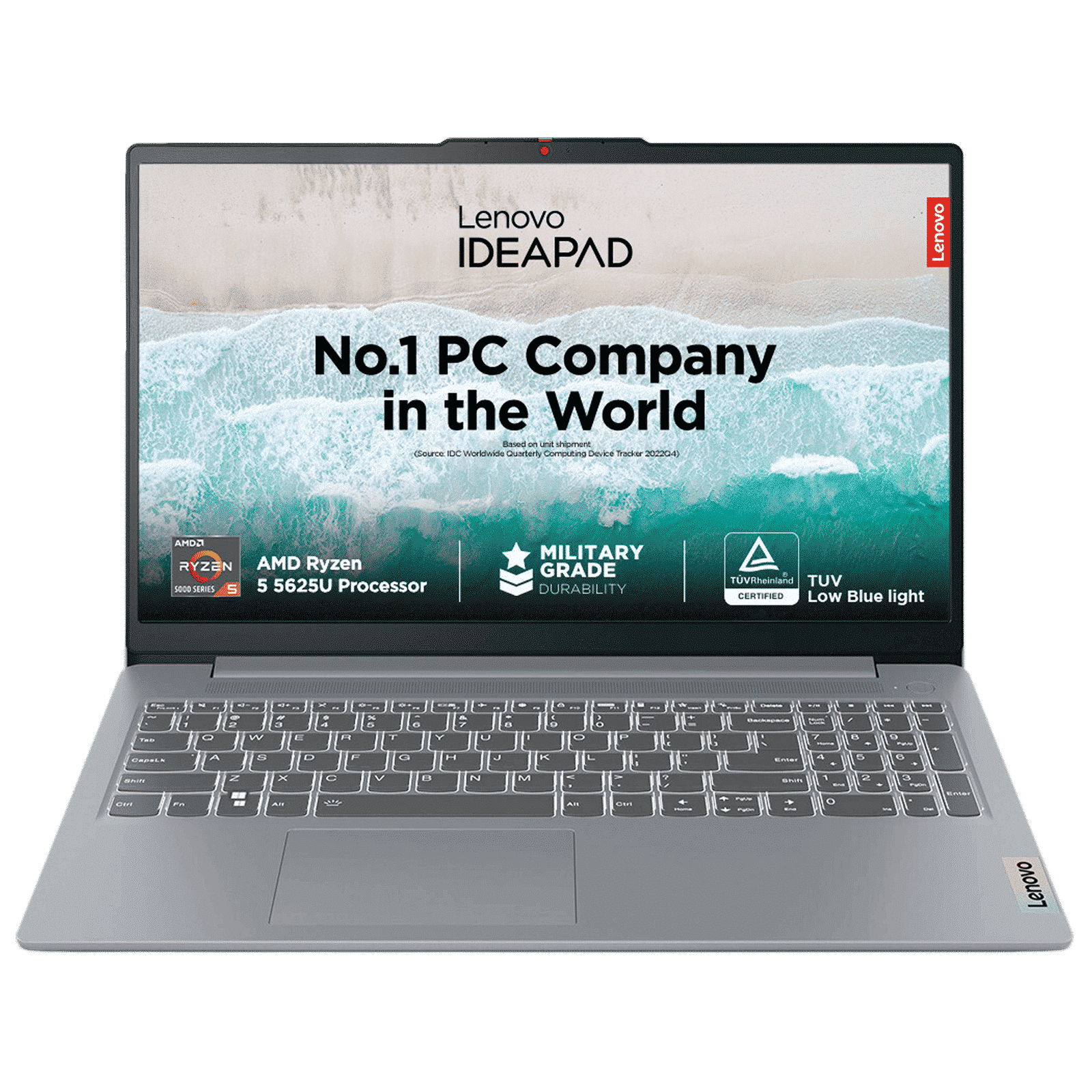 Lenovo IdeaPad Slim 3 15ABR8 AMD Ryzen 5 Thin & Light Laptop (16GB RAM, 512GB SSD, Windows 11 Home, 15.6 inch Full HD Display, MS Office Home 2024, Arctic Grey, 1.62 KG)