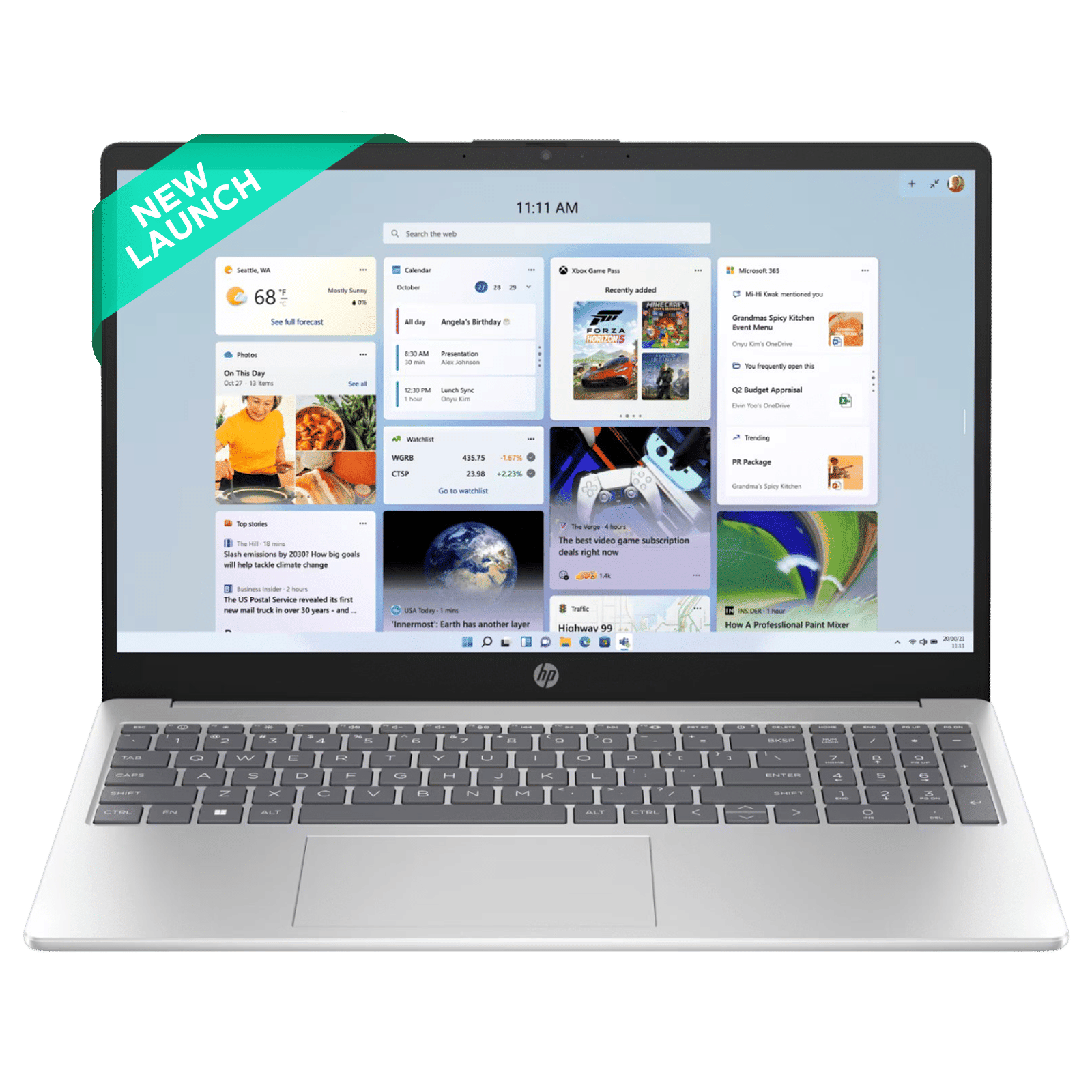 HP 15-fc0704AU AMD Ryzen 5 Thin & Light Laptop (8GB, 512GB SSD, Windows 11 Home, 15.6 inch Full HD Display, Natural Silver, 1.59 KG)