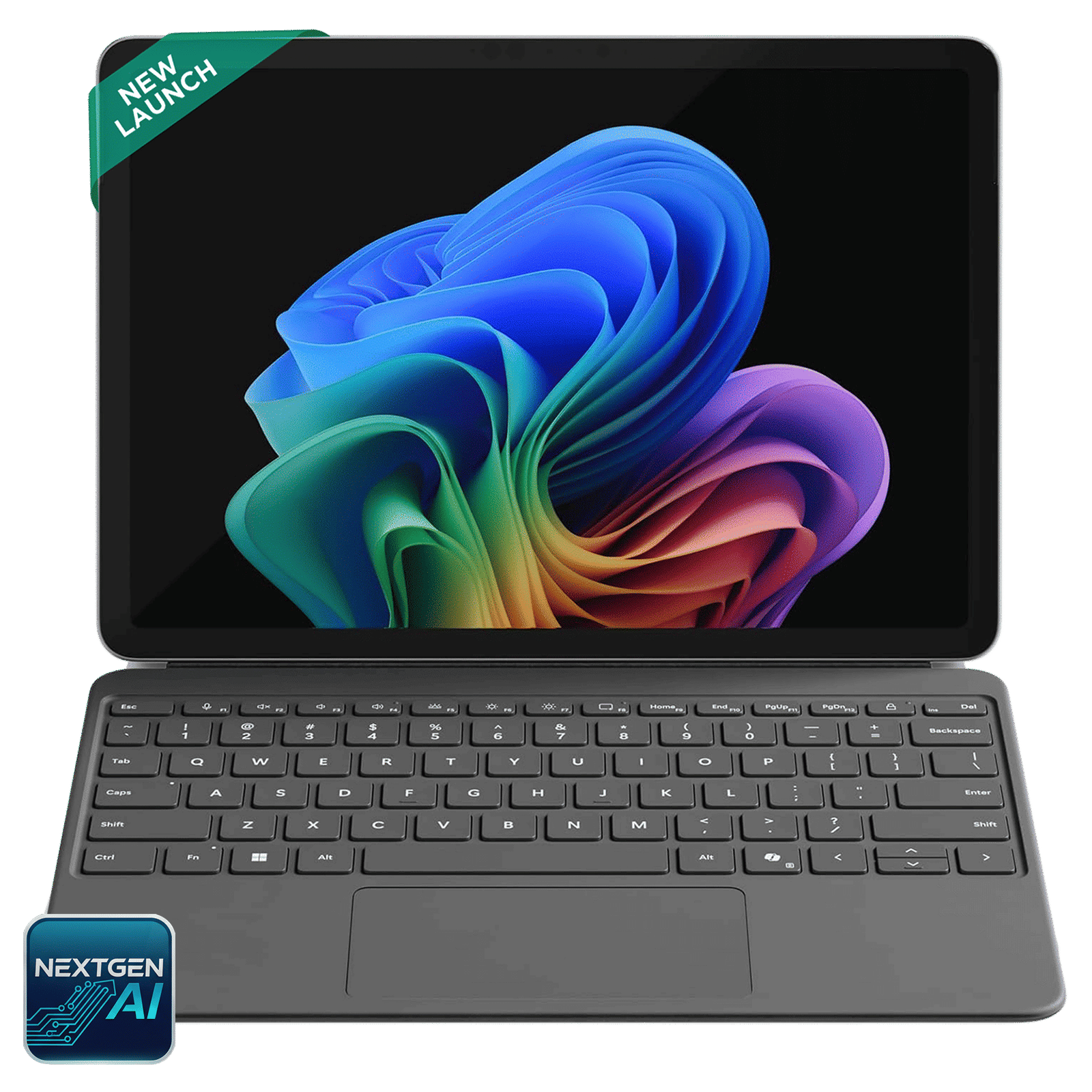 Microsoft Surface Pro Qualcomm Snapdragon X Plus Touchscreen 2-in-1 Laptop (16GB, 256GB SSD, Windows 11 Home, 12 inch PixelSense LCD Display, Platinum, 0.68 KG)