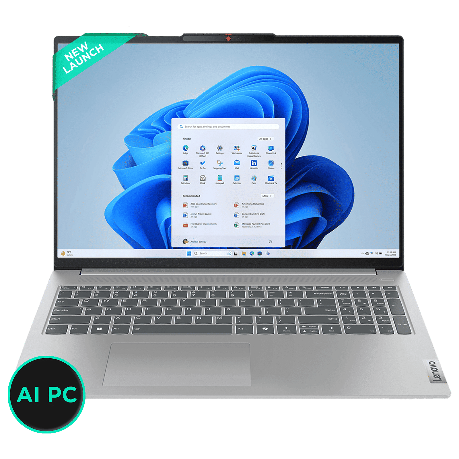 Lenovo IdeaPad Slim 5 16IMH9 Intel Core Ultra 5 Laptop (16GB RAM, 512GB SSD, Windows 11 Home, 16 inch WUXGA IPS Display, MS Office Home 2024, Cloud Grey, 1.82 KG)