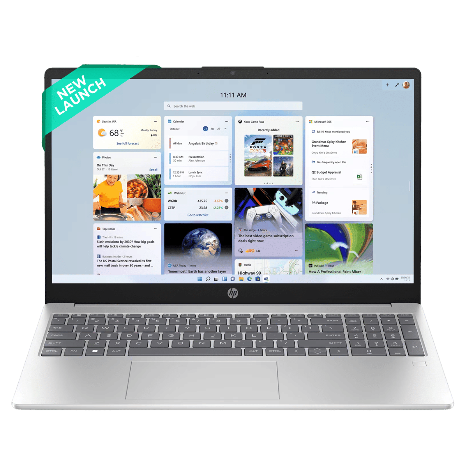 HP 15-hr1004TU Intel Core Ultra 5 125H Laptop (24GB RAM, 1TB SSD ROM, Windows 11 Home, 15.6 inch Full HD IPS Display, Natural Silver, 1.65 KG)