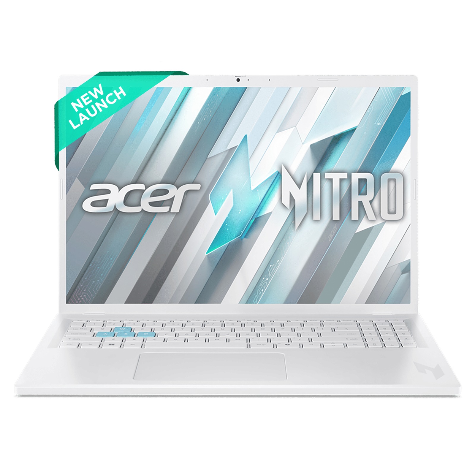 acer Nitro Lite Intel Core i5 13420H Gaming Laptop (16GB, 512GB SSD, Windows 11 Home, 6GB Graphics, 16 inch 165 Hz WQXGA LCD IPS Display, NVIDIA GeForce RTX 4050, MS Office Home 2024, Pearl White, 1.95 KG)