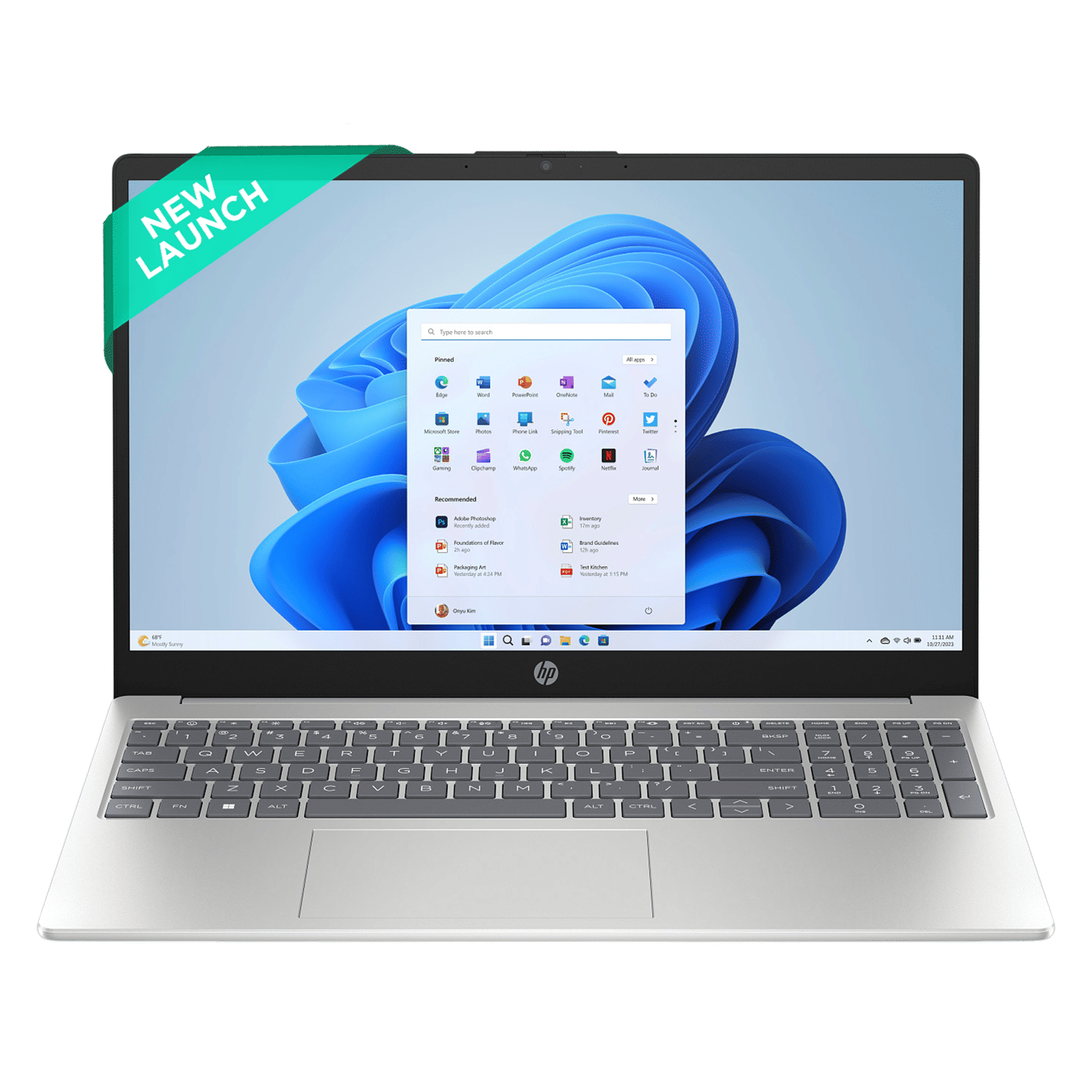 HP 15-fc0782AU AMD Ryzen 5 Laptop (16GB, 512GB SSD, Windows 11 Home, 15.6 inch Full HD IPS Display, Natural Silver, 1.59 KG)