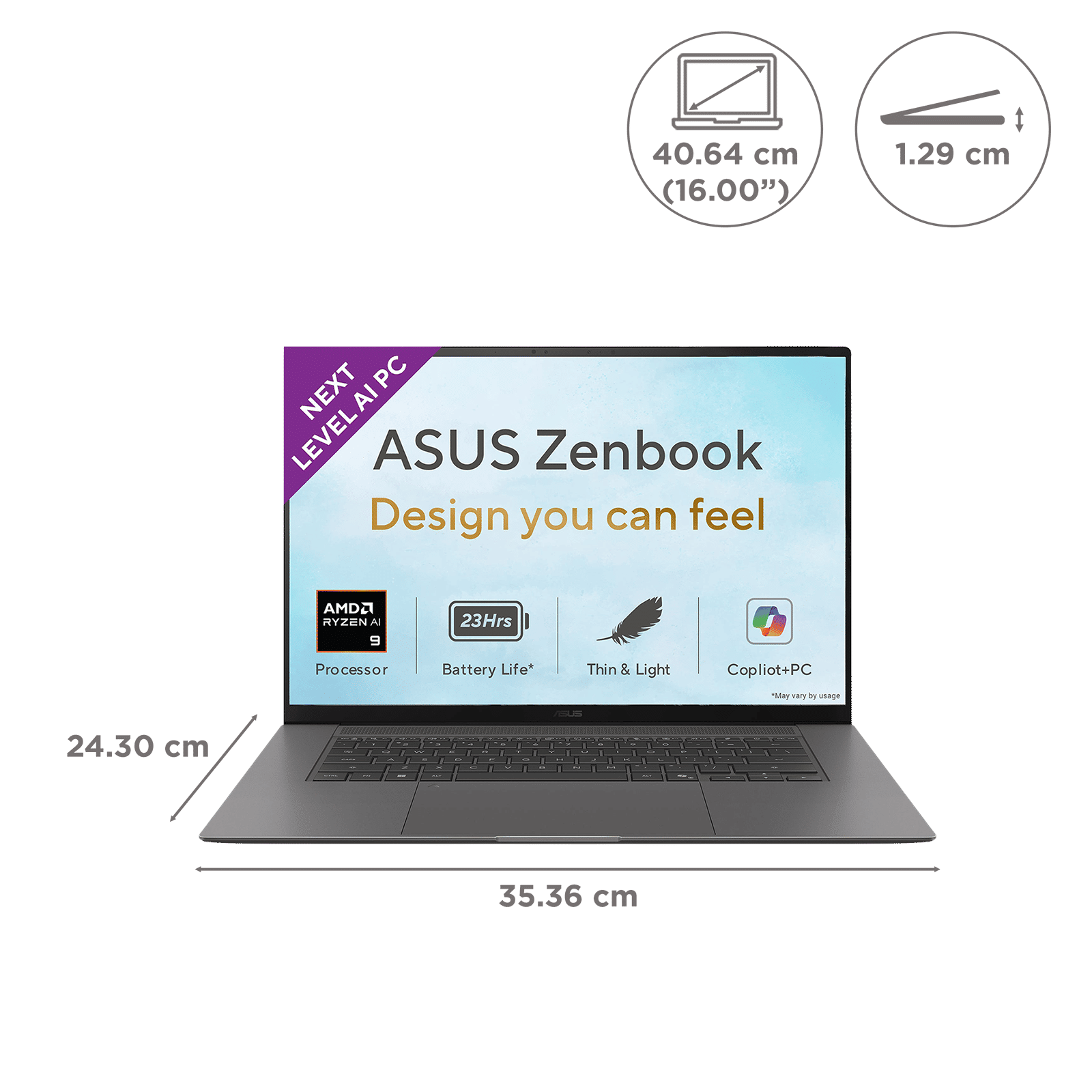Buy ASUS Zenbook S16 AMD Ryzen AI 9 Touchscreen Thin & Light 