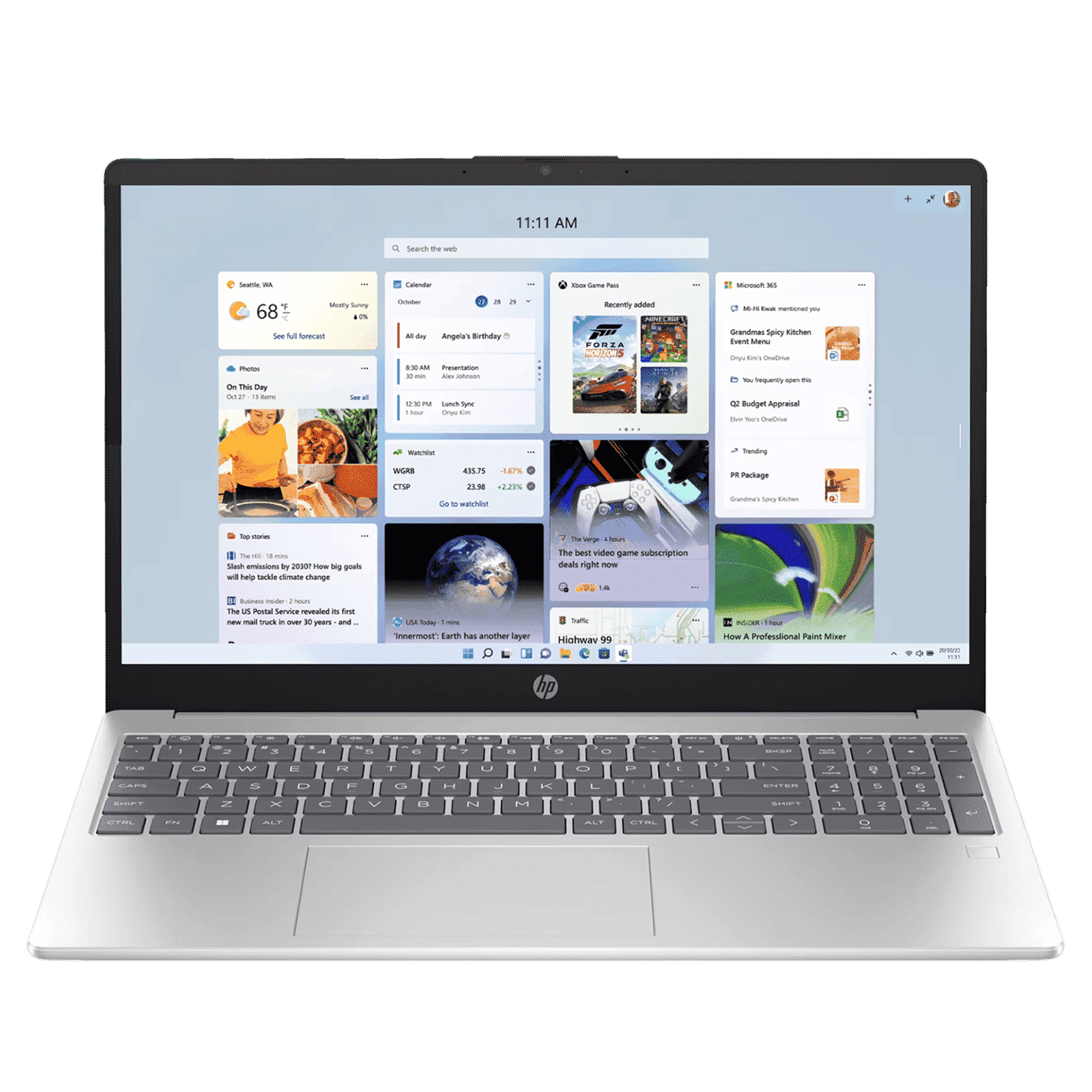 HP 15-hr1004TU Intel Core Ultra 5 125H Laptop (24GB, 1TB SSD, Windows 11 Home, 15.6 inch Full HD IPS Display, Natural Silver, 1.65 KG)