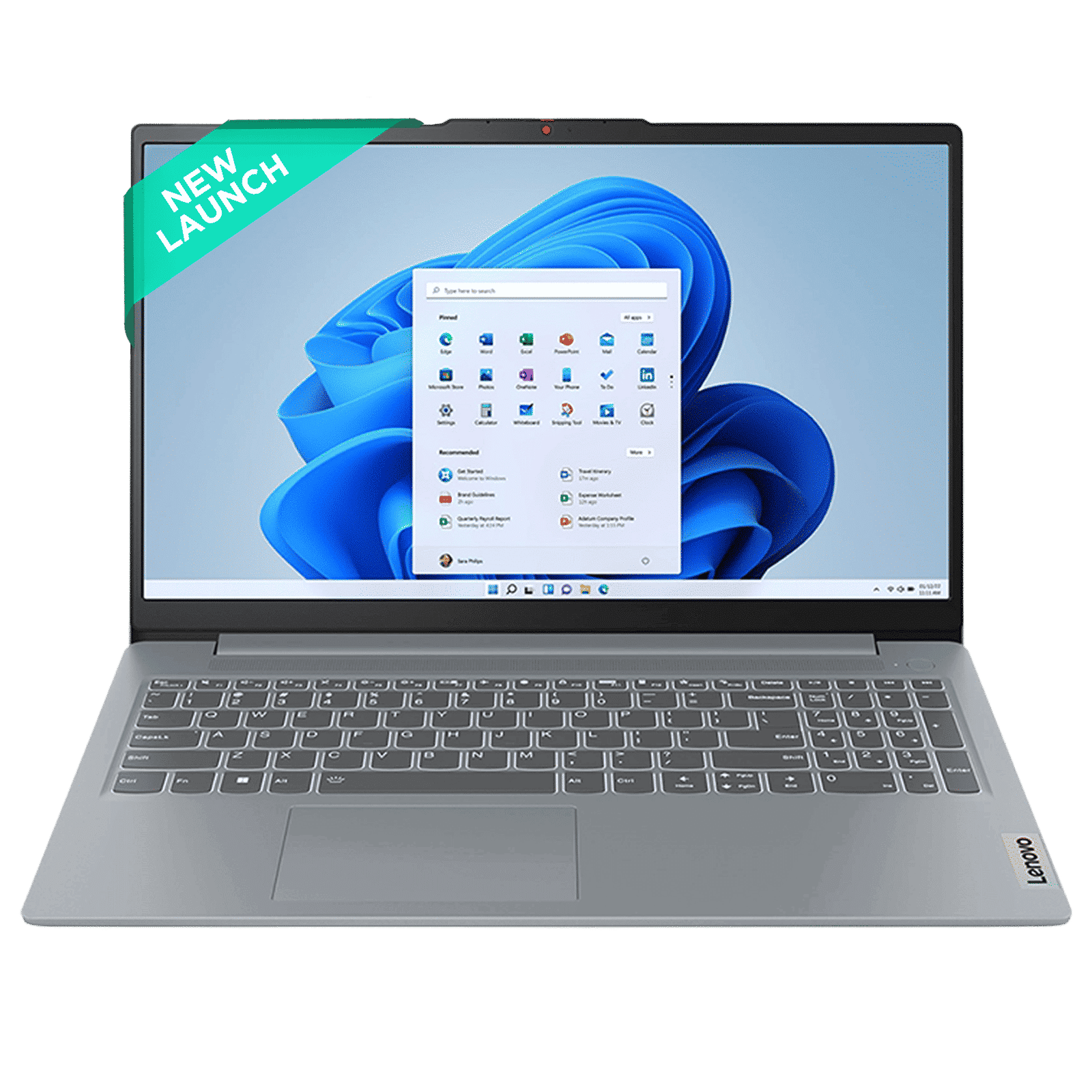 Lenovo IdeaPad Slim 3 15AMN8 AMD Ryzen 5 Thin & Light (16GB, 512GB SSD, Windows 11 Home, 15.6 inch Full HD TN Display, MS Office Home 2024, Arctic Grey, 1.62 KG)