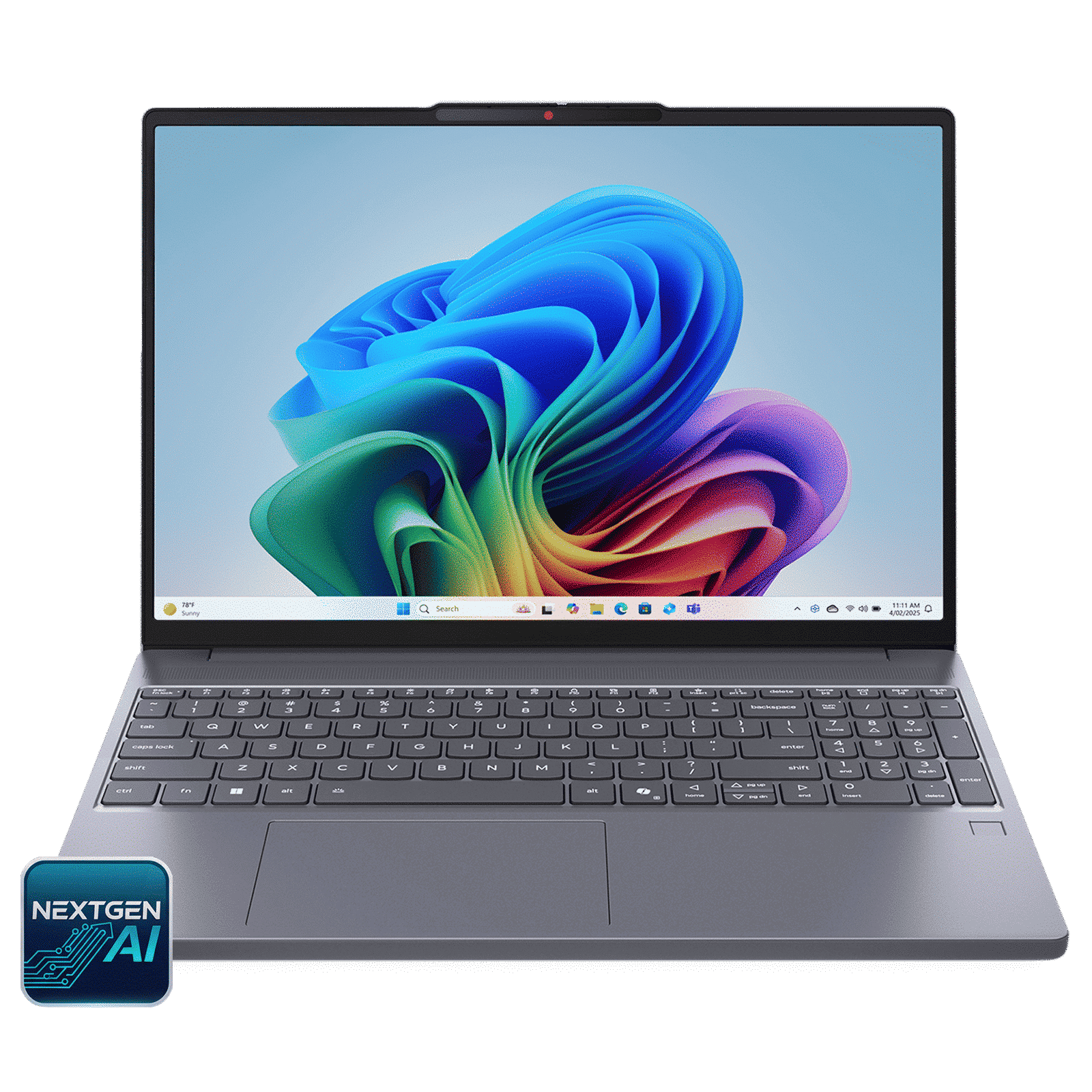 Lenovo IdeaPad Slim 3 15Q8X10 Qualcomm Snapdragon X Thin & Light Laptop (16GB, 512GB SSD, Windows 11 Home, 15.3 inch WUXGA IPS Display, MS Office Home 2024, Luna Grey, 1.55 KG)
