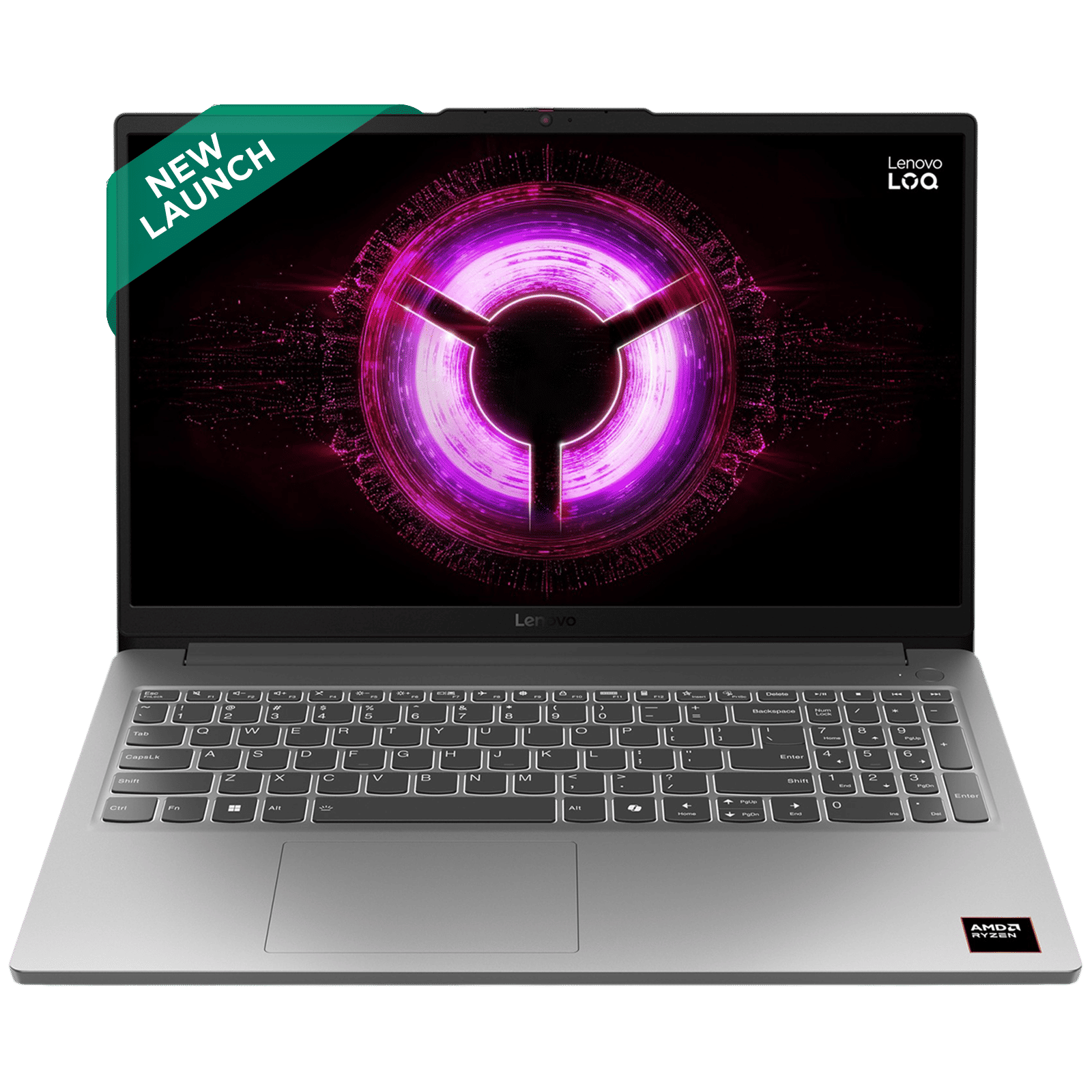Lenovo LOQ 15ARP10E AMD Ryzen 7 Gaming Laptop (16GB, 512GB SSD, Windows 11 Home, 6GB Graphics, 15.6 Inch 144 Hz FHD IPS Display, NVIDIA GeForce RTX 4050, MS Office Home 2024, Luna Grey, 1.8 KG)