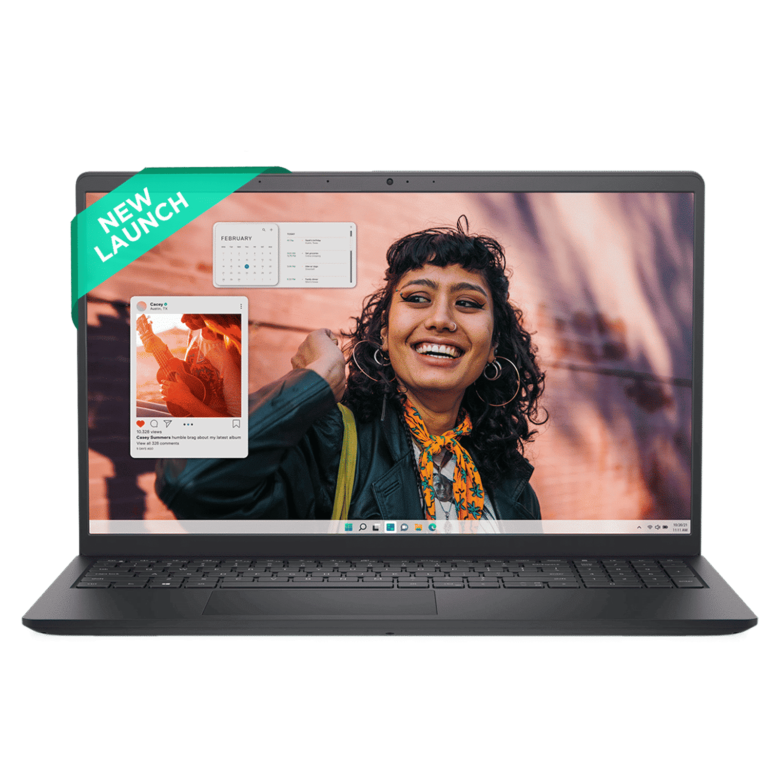 Dell Inspiron Intel Core i5 13th Gen Notebook Laptop (8GB, 512GB SSD, Windows 11, 15.6 inch Full HD IPS Display, MS Office 2024, Carbon Black, 1.66 KG)