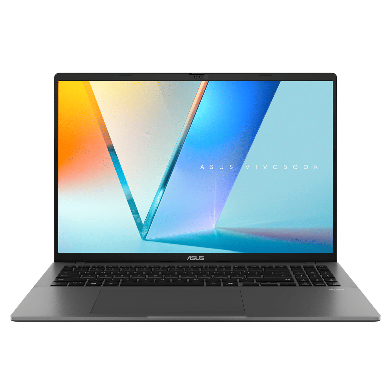 ASUS Vivobook S16 AMD Ryzen AI 5 Thin & Light Laptop (16GB, 512GB SSD, Windows 11 Home, 16 inch FHD+ OLED Display, MS Office Home 2024, Matte Grey, 1.70 KG)