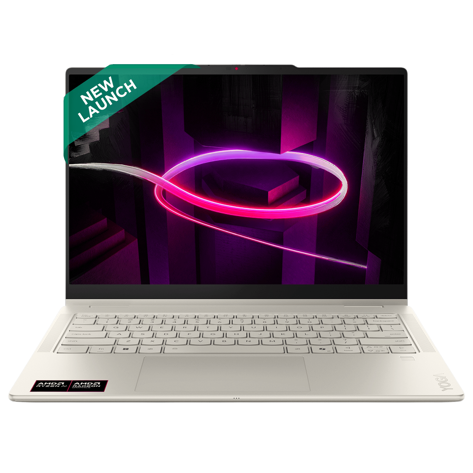 Lenovo Yoga 7 14AGP11 AMD Ryzen AI 7 Touchscreen 2-in-1 Laptop (16GB, 512GB SSD, Windows 11 Home, 14 inch WUXGA OLED Display, MS Office Home 2024, Seashell, 1.38 KG)
