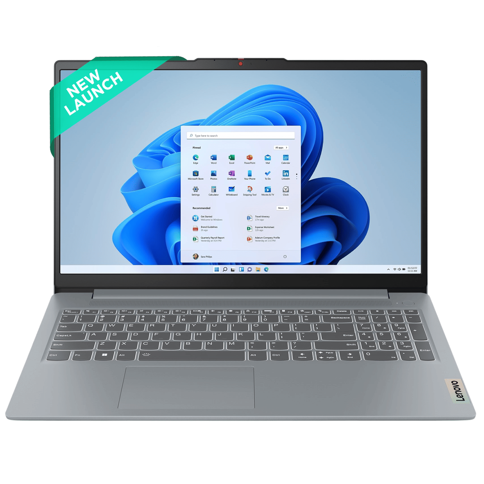 Lenovo IdeaPad Slim 3 15AMN8 AMD Ryzen 3 30 Notebook Laptop (8GB, 512GB SSD, Windows 11 Home, 15.6 inch FHD LCD Display, MS Office Home 2024, Arctic Grey, 1.62 KG)