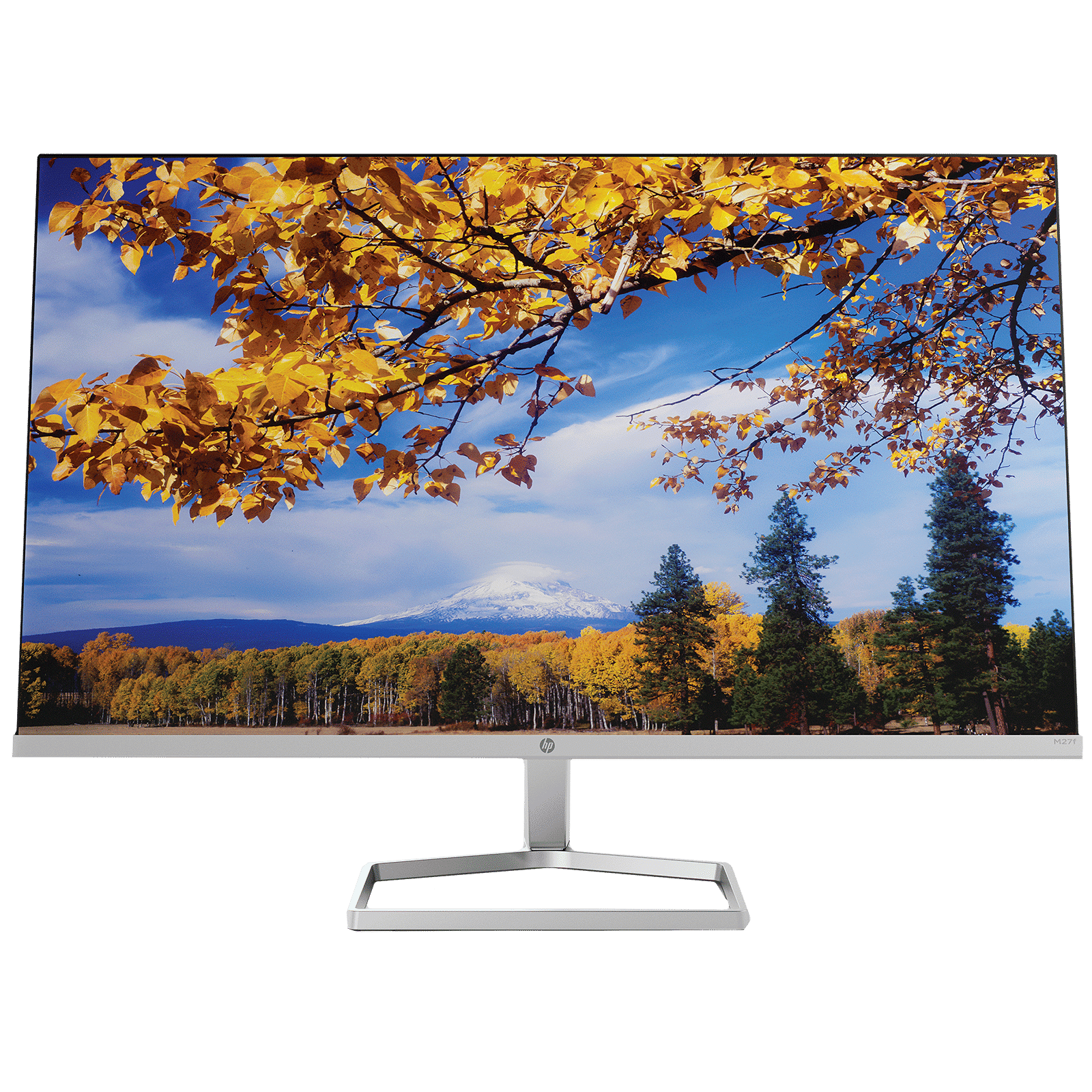 HP M27f (27 Inches) Full HD Flat Panel IPS Monitor with AMD  FreeSync Technology)