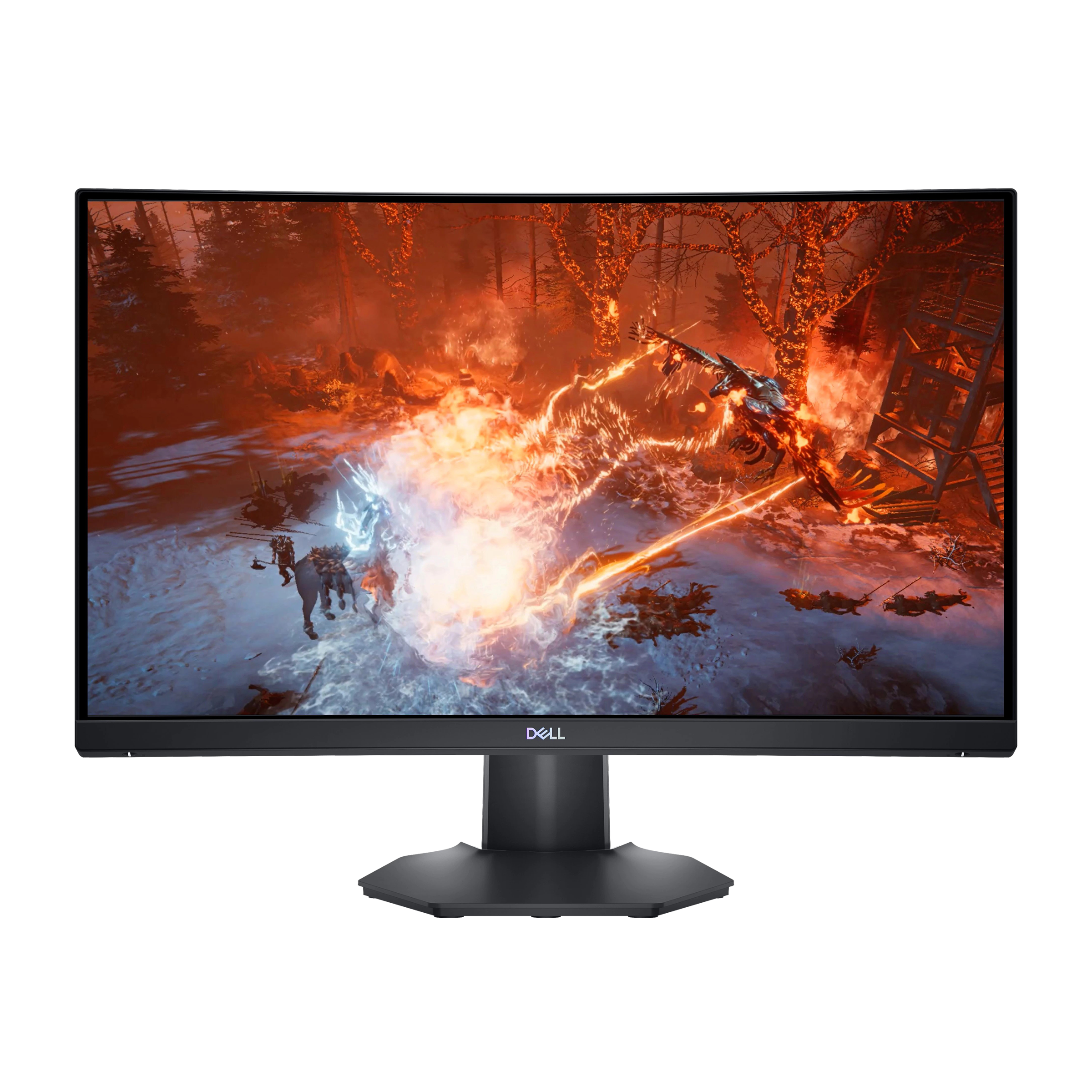 Dell S Series 60.96 cm (24 inch) Full HD VA Panel LCD Curved Height Adjustable Gaming Monitor with AMD FreeSync Premium Technology