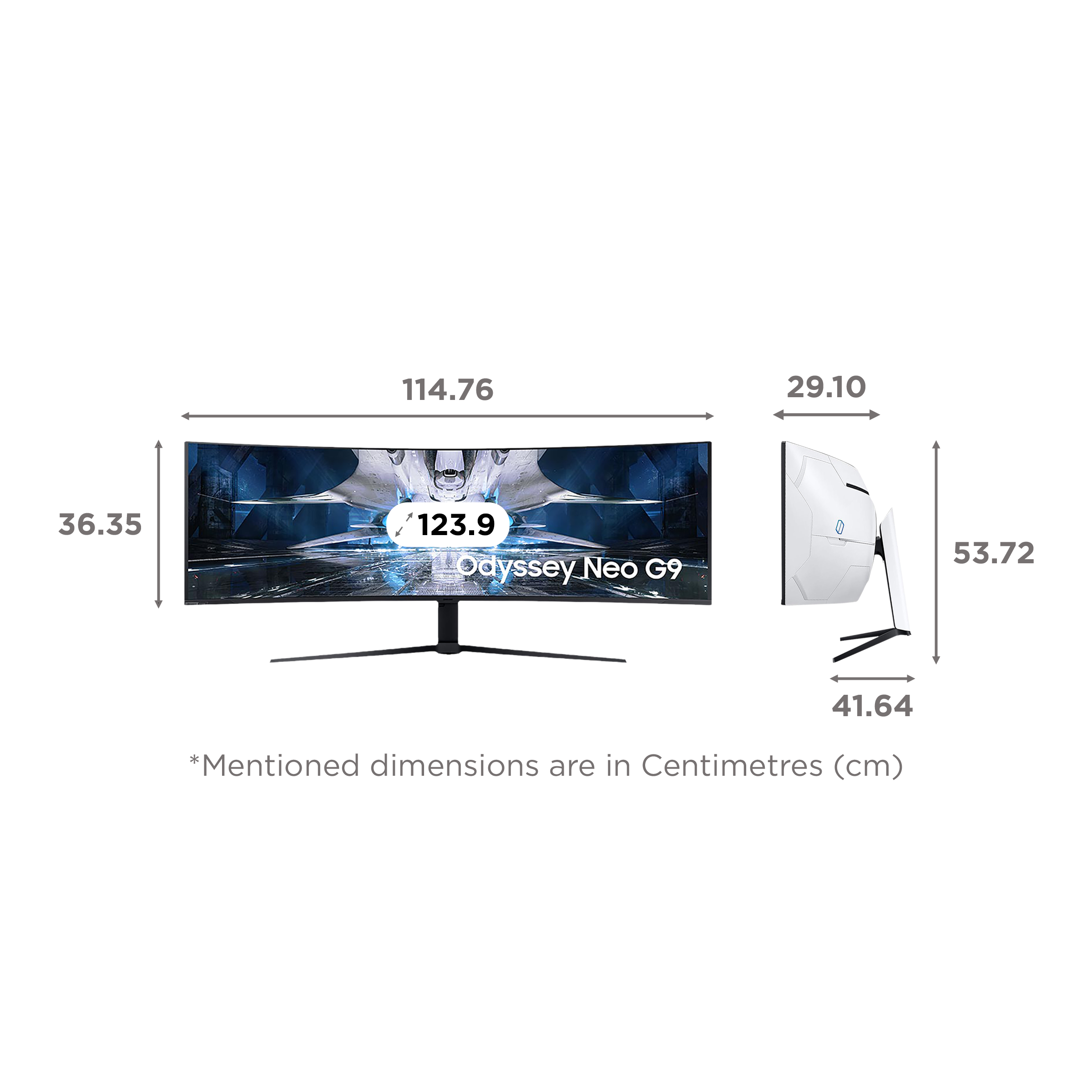 Buy SAMSUNG Odyssey G9 cm (49 inch) DQHD VA Panel QLED