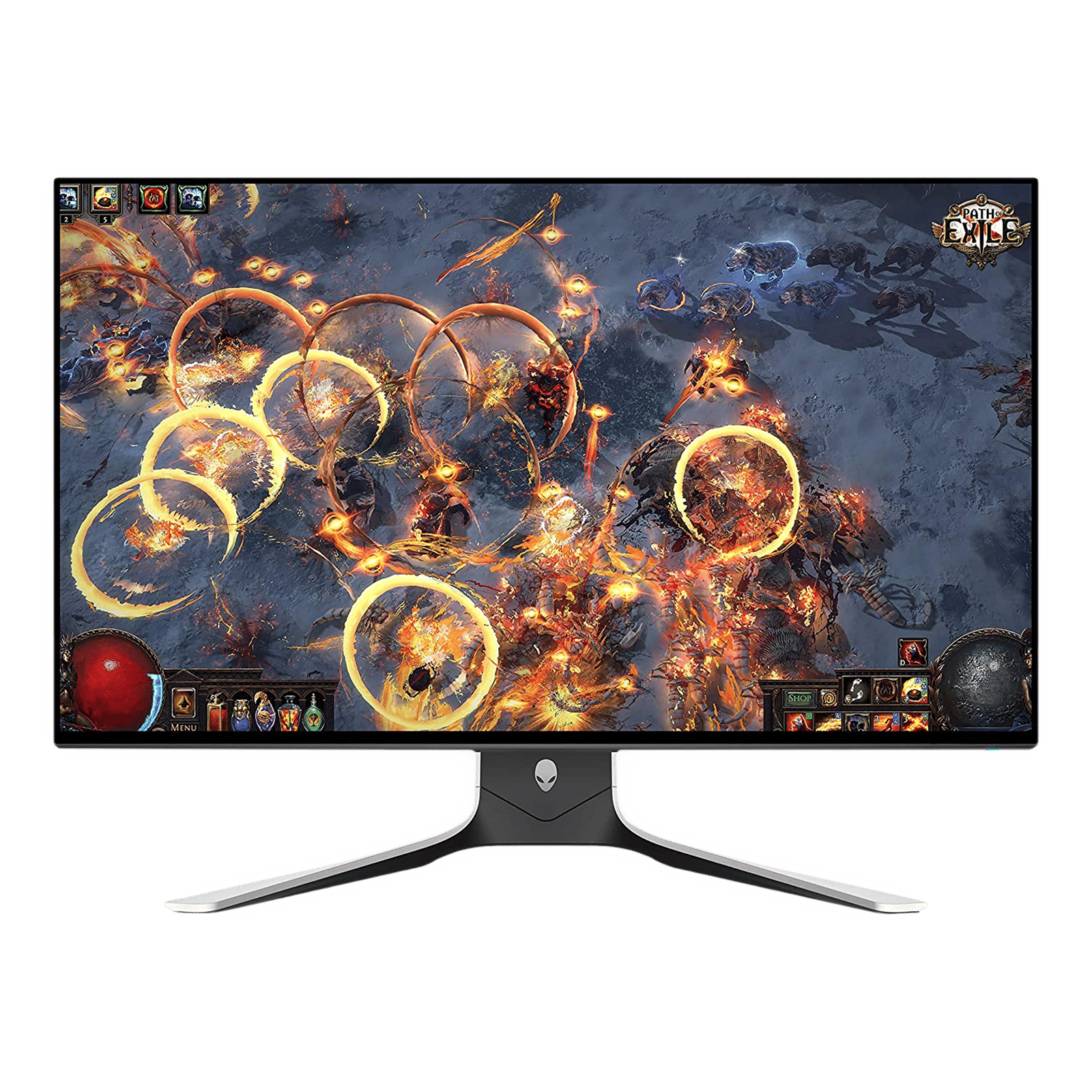 Dell Alienware 68.58 cm (27 inch) QHD IPS Panel LED Wide Height Adjustable Gaming Monitor with NVIDIA G-Sync Ultimate