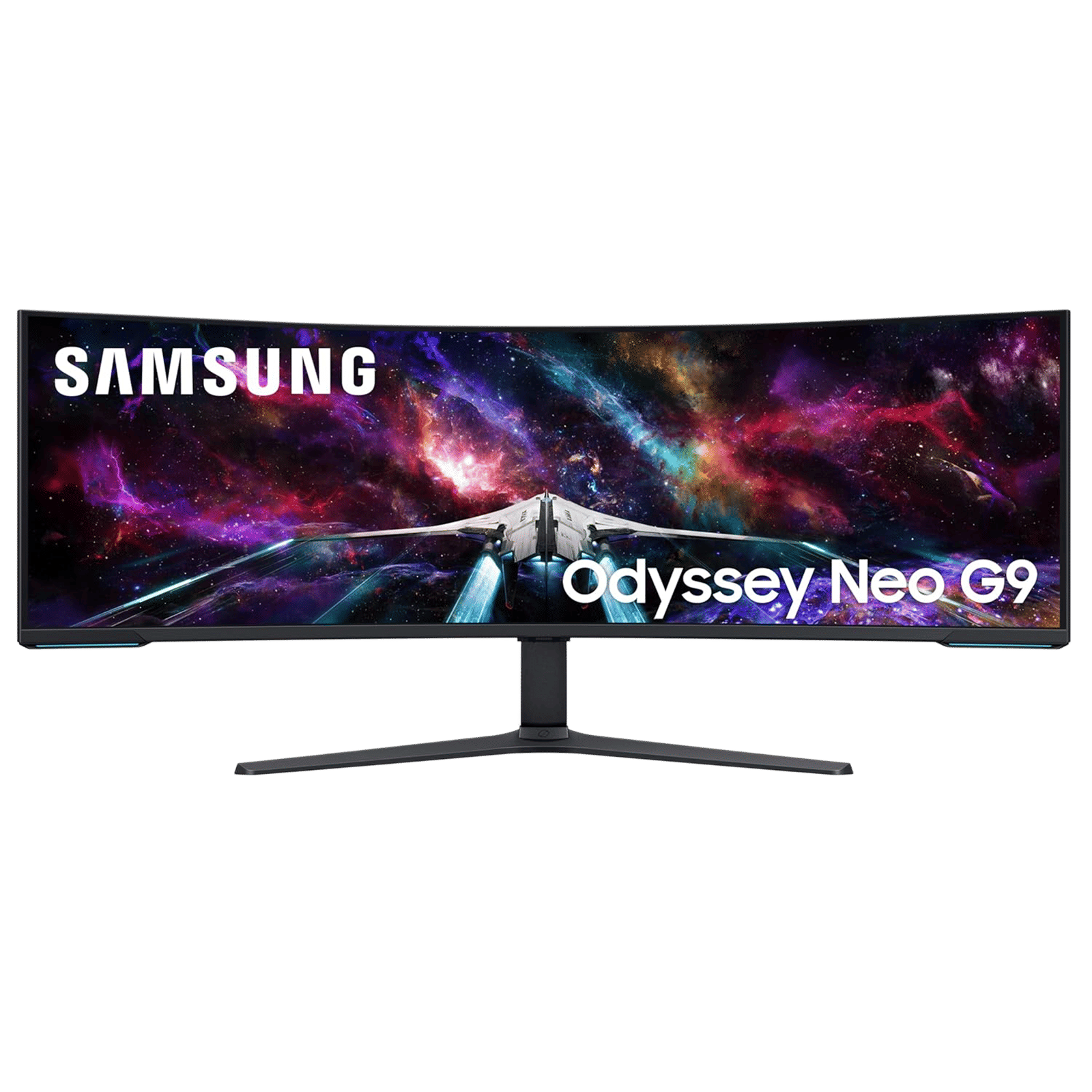 SAMSUNG Odyssey Neo G9 144.78 cm (57 inch) 4K Ultra HD VA Panel LED Curved Height Adjustable Gaming Monitor with Black Equalizer