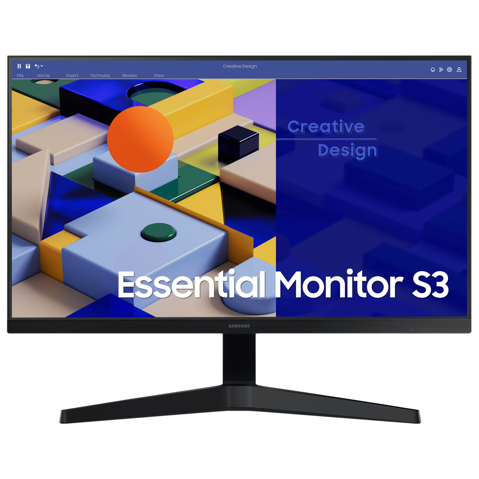 SAMSUNG Essential S4 (S43GC) 68.58 cm (27 inch) Full HD IPS Panel 3 Side Bezel Less Height Adjustable Gaming Monitor with AMD Free Sync