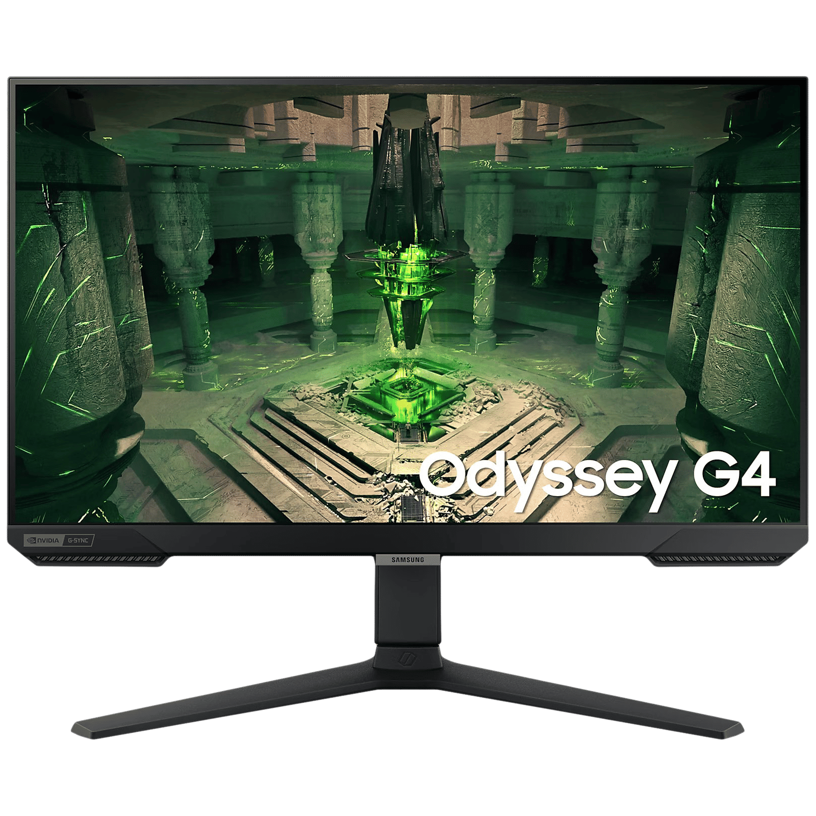 SAMSUNG Odyssey G4 63.5 cm (25 inch) Full HD IPS Panel Height Adjustable Gaming Monitor with AMD Free Sync Premium