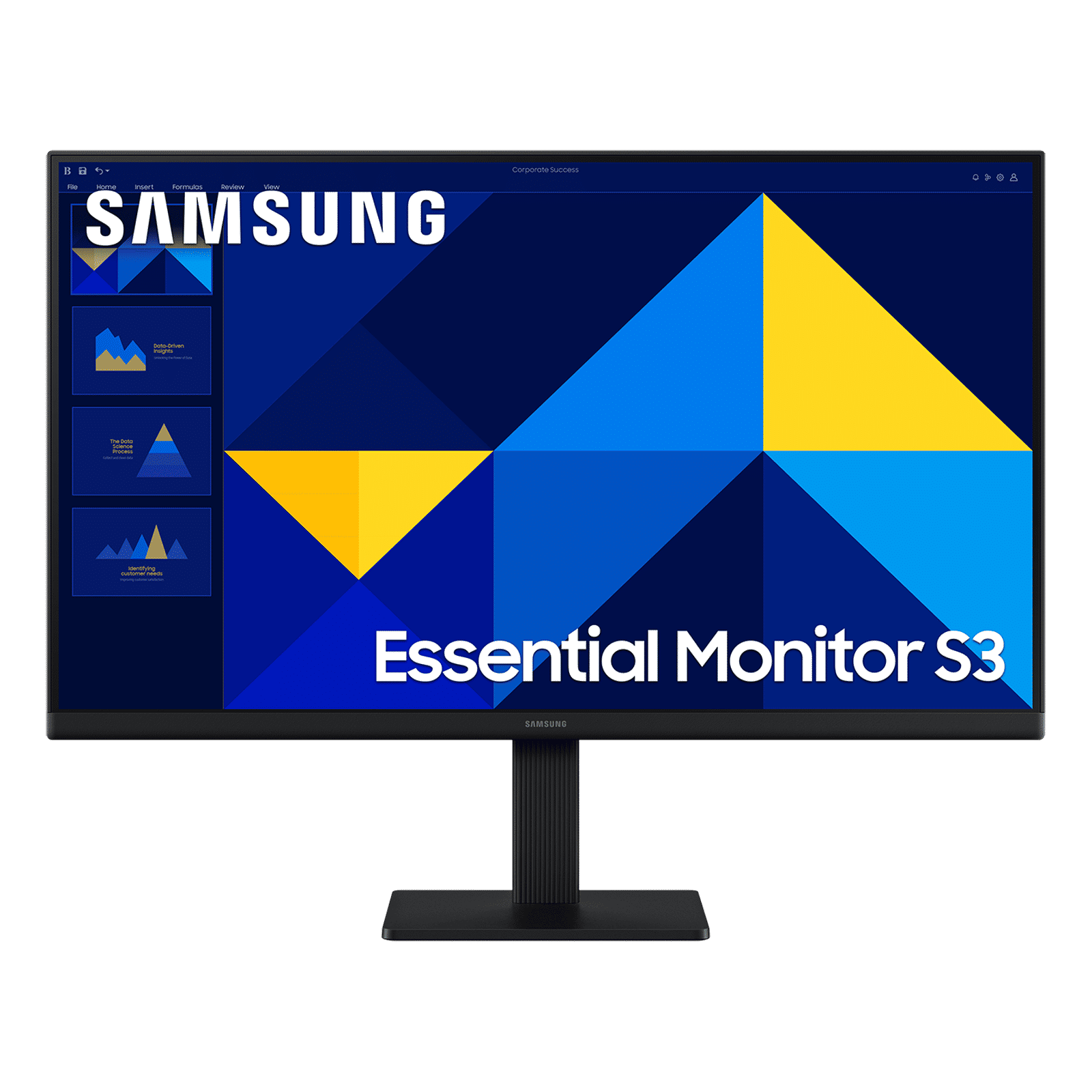 SAMSUNG Essential S3 60.96 cm (24 inch) Full HD IPS Panel Monitor with Flicker Free