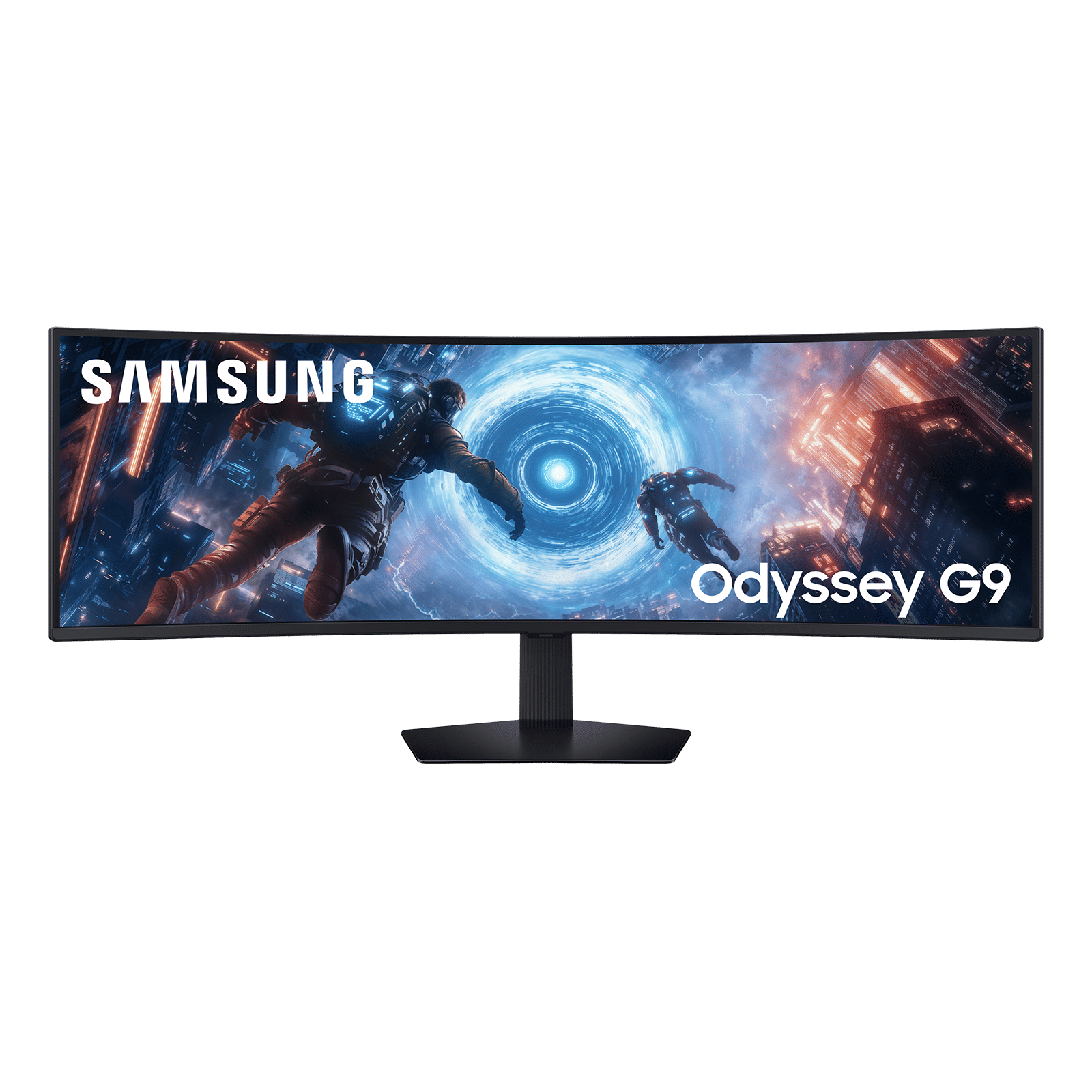 SAMSUNG Odyssey G9 124 cm (49 inch) DQHD VA Panel LED Backlit Curved Height Adjustable Gaming Monitor with AMD FreeSync Premium Pro