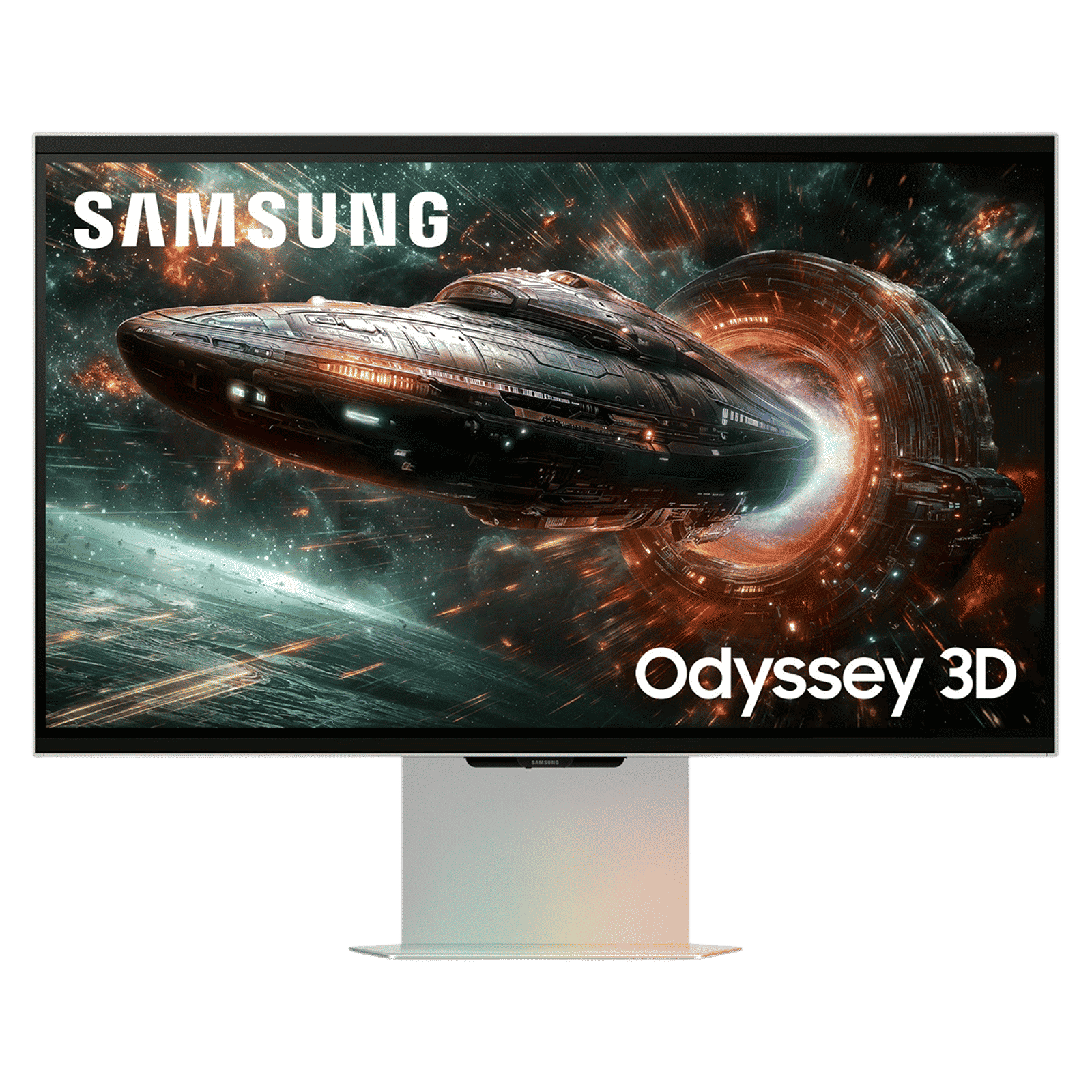 SAMSUNG Odyssey G9 68.58 cm (27 inch) 4K Ultra HD IPS Panel Height Adjustable Gaming Monitor with Freesync Premium