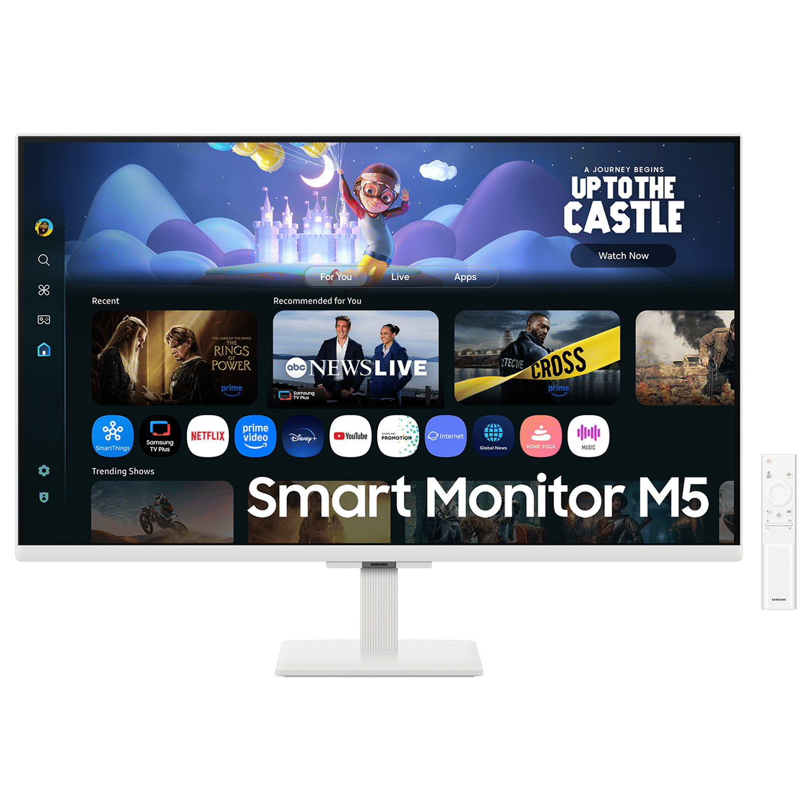 SAMSUNG M5 68.6 cm (27 inch) Full HD IPS Panel Flat Monitor with Gaming Hub