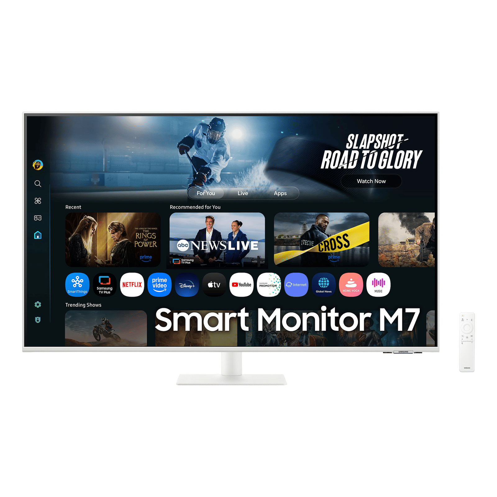 SAMSUNG M7 108 cm (43 inch) 4K Ultra HD VA Panel Ultra Wide Monitor with AI Picture Optimizer
