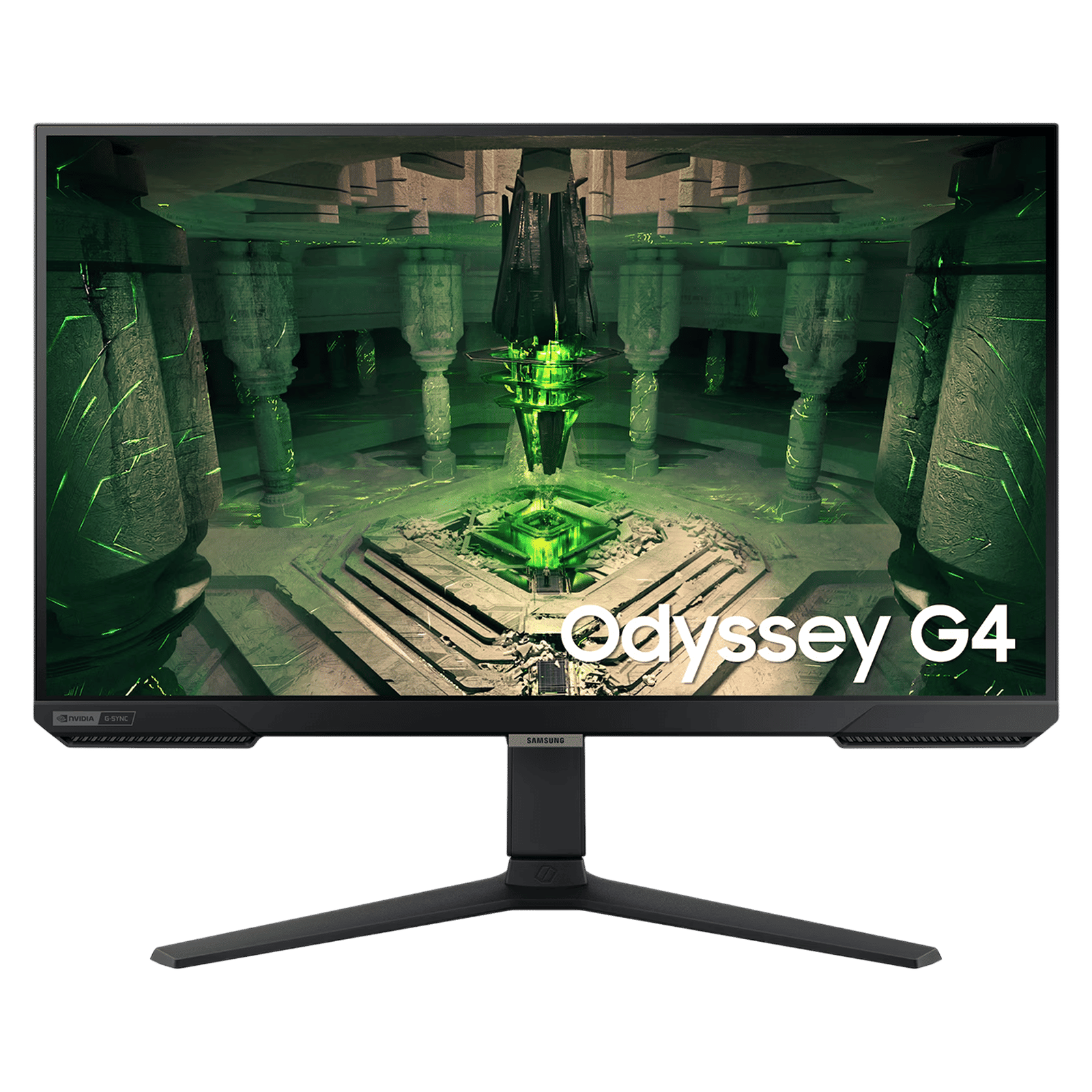 SAMSUNG Odyssey G4 68.6 cm (27 inch) Full HD IPS Panel Ultra Wide Height Adjustable Gaming Monitor with Flicker Free