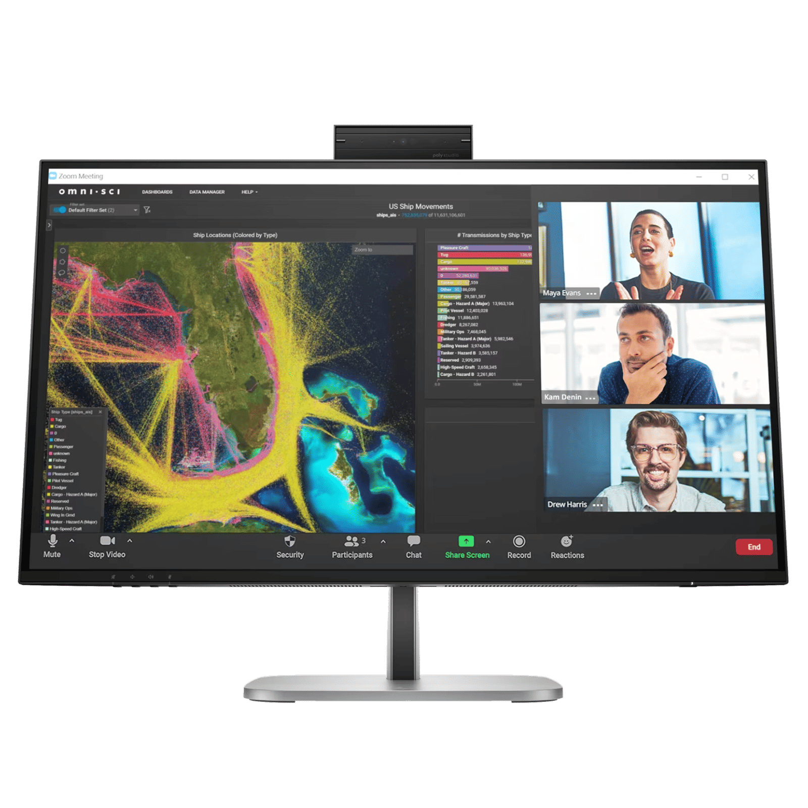 HP Series 5 Pro 68.58 cm (27 Inch) QHD IPS Panel LCD Borderless Height Adjustable Monitor with 12W Integrated Speakers