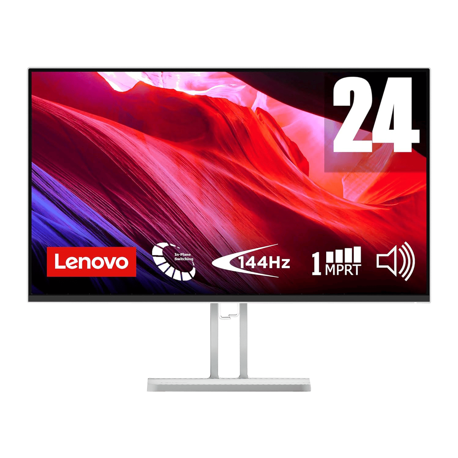 Lenovo L24-4C 60.45 cm (23.8 inch) Full HD IPS Panel LCD Ultra Thin Bezel Gaming Monitor With WLED Backlight 