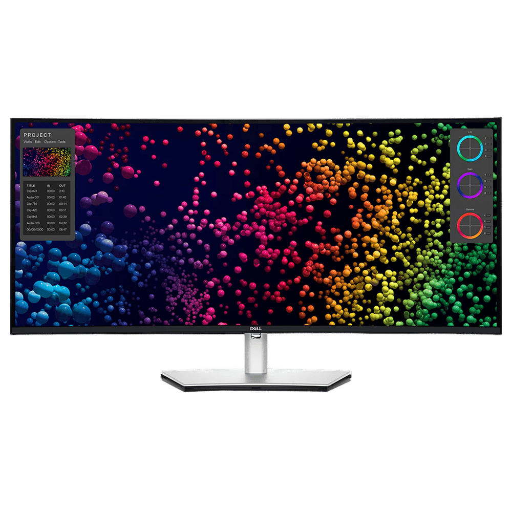 DELL UltraSharp 101.60 cm (40 inch) Ultra HD 5K IPS Panel Curved Height Adjustable Monitor with LED Edgelight System