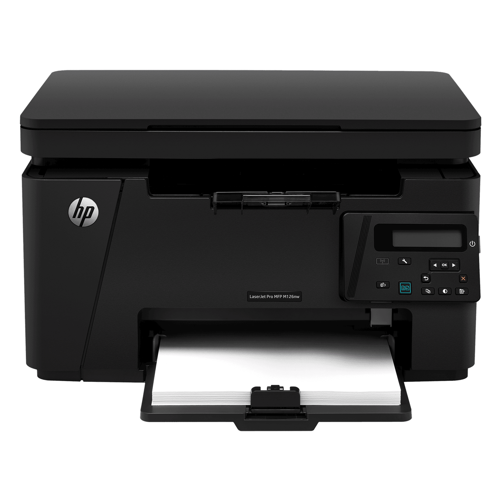 HP LaserJet Pro MFP M126nw Multi Function Wi-Fi Monochrome Laser Printer with 2 Line LCD Control Panel (Wireless Direct Printing, Black)
