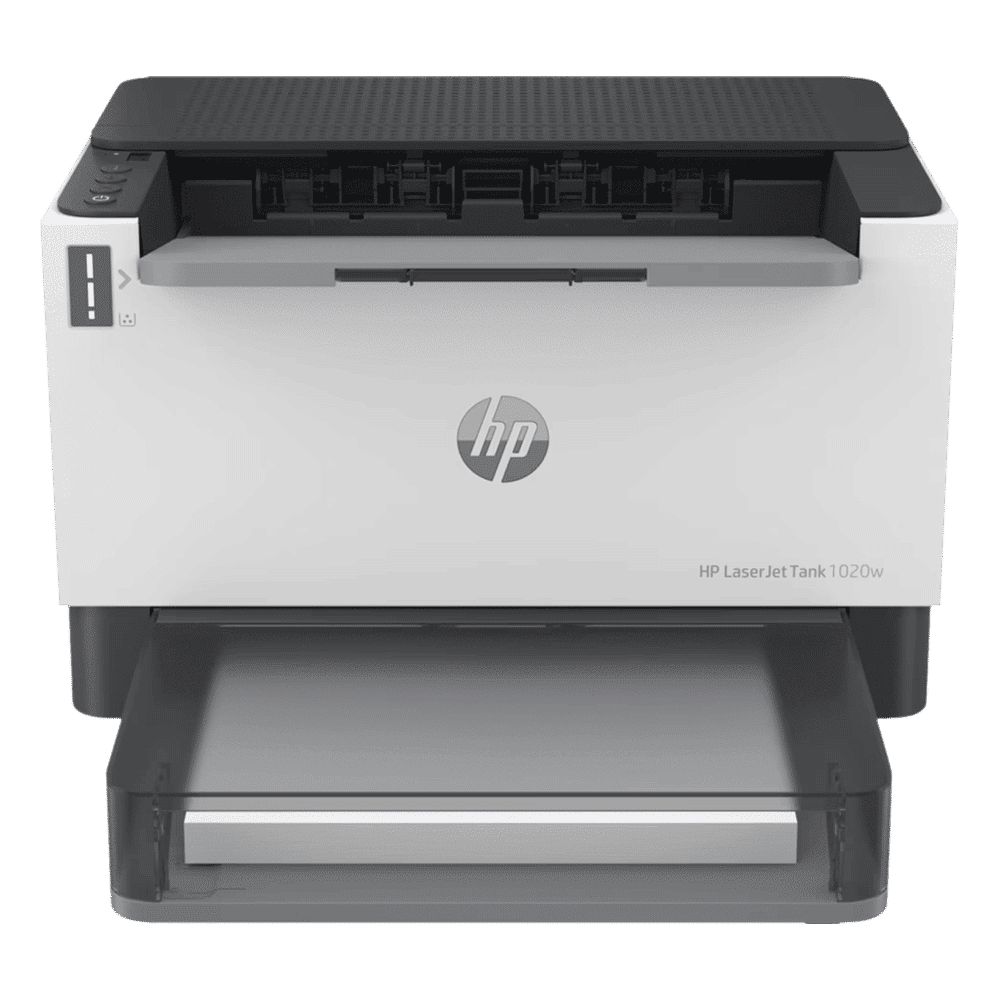 HP 1020w Single Function Wi-Fi Monochrome LaserJet Tank Printer with Smart Guided Buttons (Self Reset, Black & White)