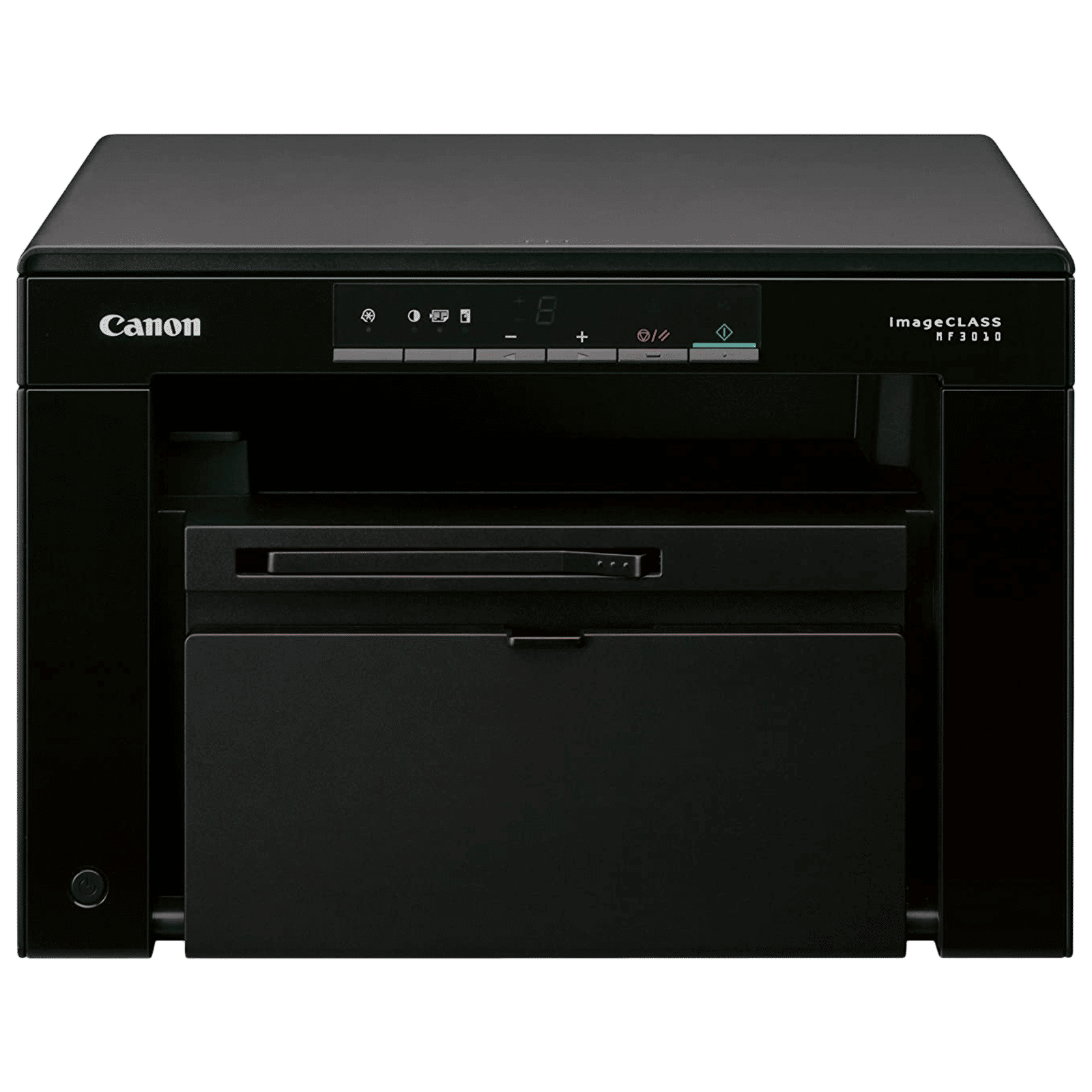 Canon ImageClass MF3010 Multi Function Monochrome Laser Printer with On Demand Fixing Technology (Digital Display, Black)