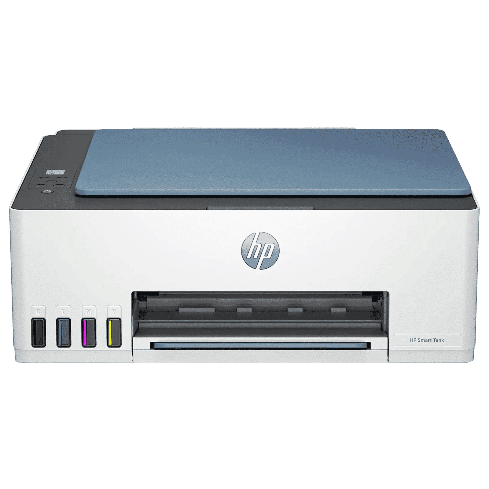 HP Smart Tank 525 All in One Inkjet Printer with Smart Guided Control Panel (Low-on-Ink Sensors, White)