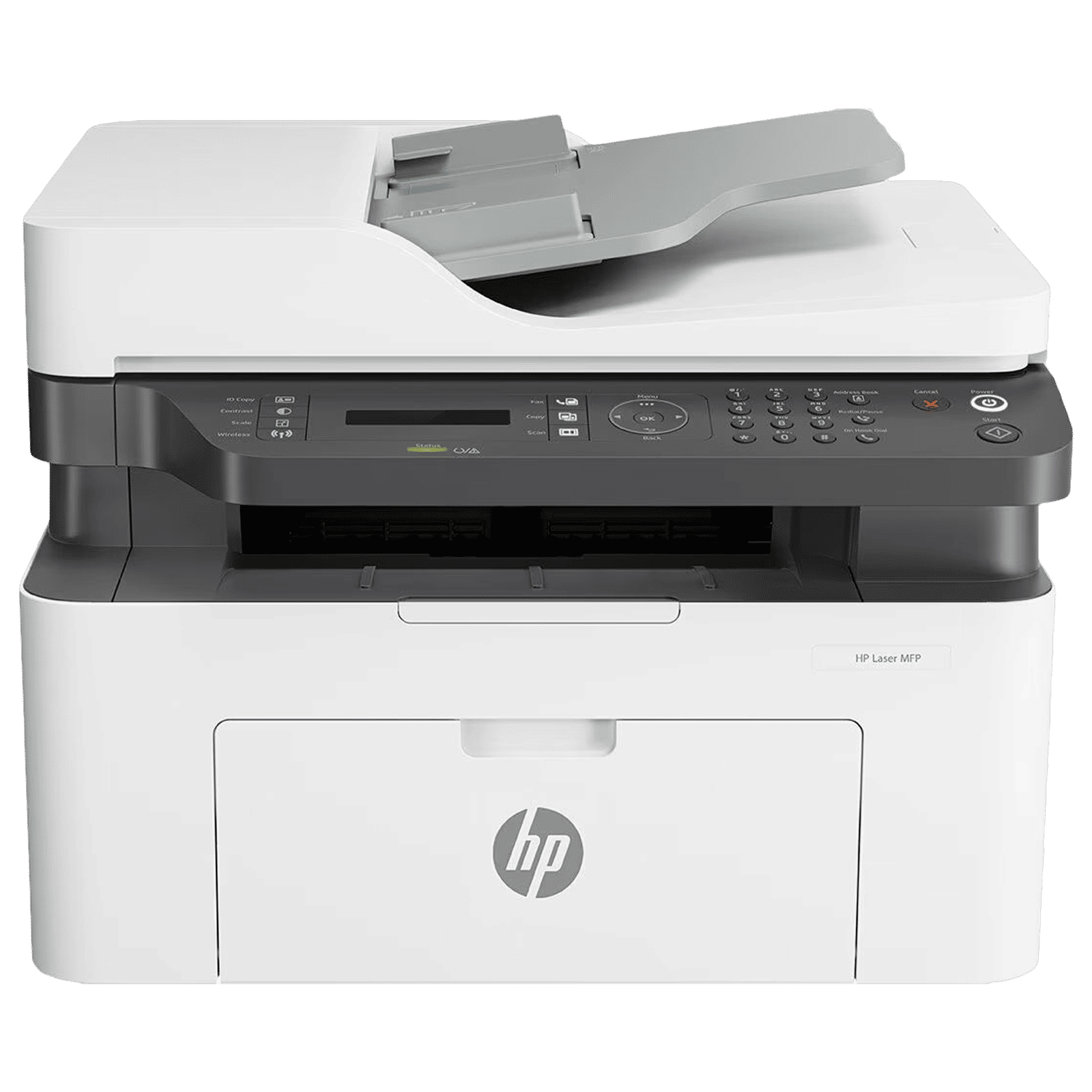 HP Laser MFP 1188FNW Multi Function Wi-Fi Monochrome Laser Printer with 2-Line LCD Display (4 LED Indicator Lights, White)