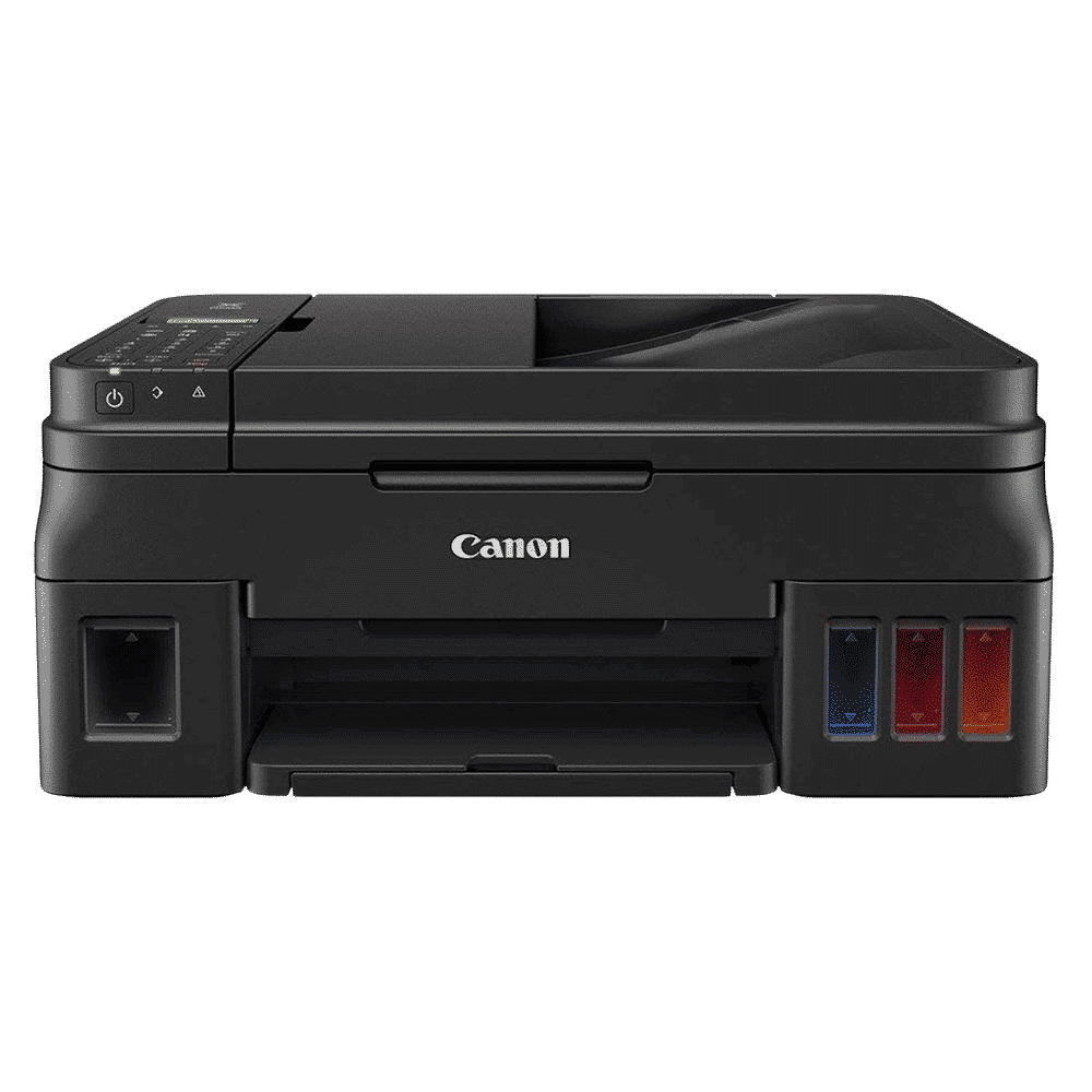  Canon PIXMA G4010 All in One Wi-Fi Ink Tank Printer with Fax for High Volume Printing (Contact Image Sensor, Black)