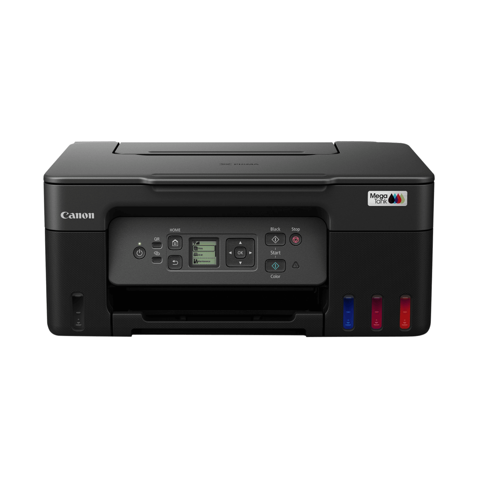 Canon PIXMA All in One Wi-Fi Ink Tank Printer with Monochrome LCD Display (Dot Count Ink End Sensor, Black)