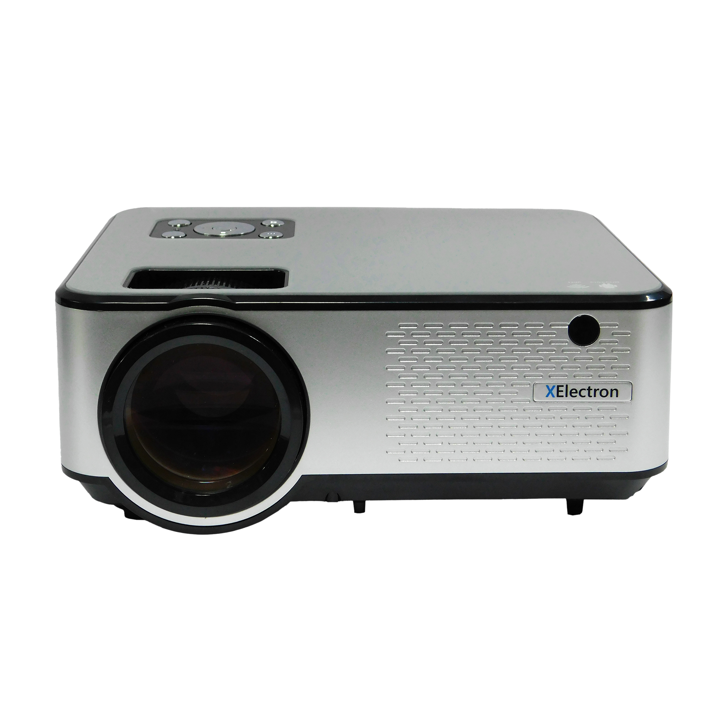 XElectron C9 Android Full HD LED Projector (3800 Lumens, USB + HDMI + AV + VGA Ports, Bluetooth Connectivity, White)