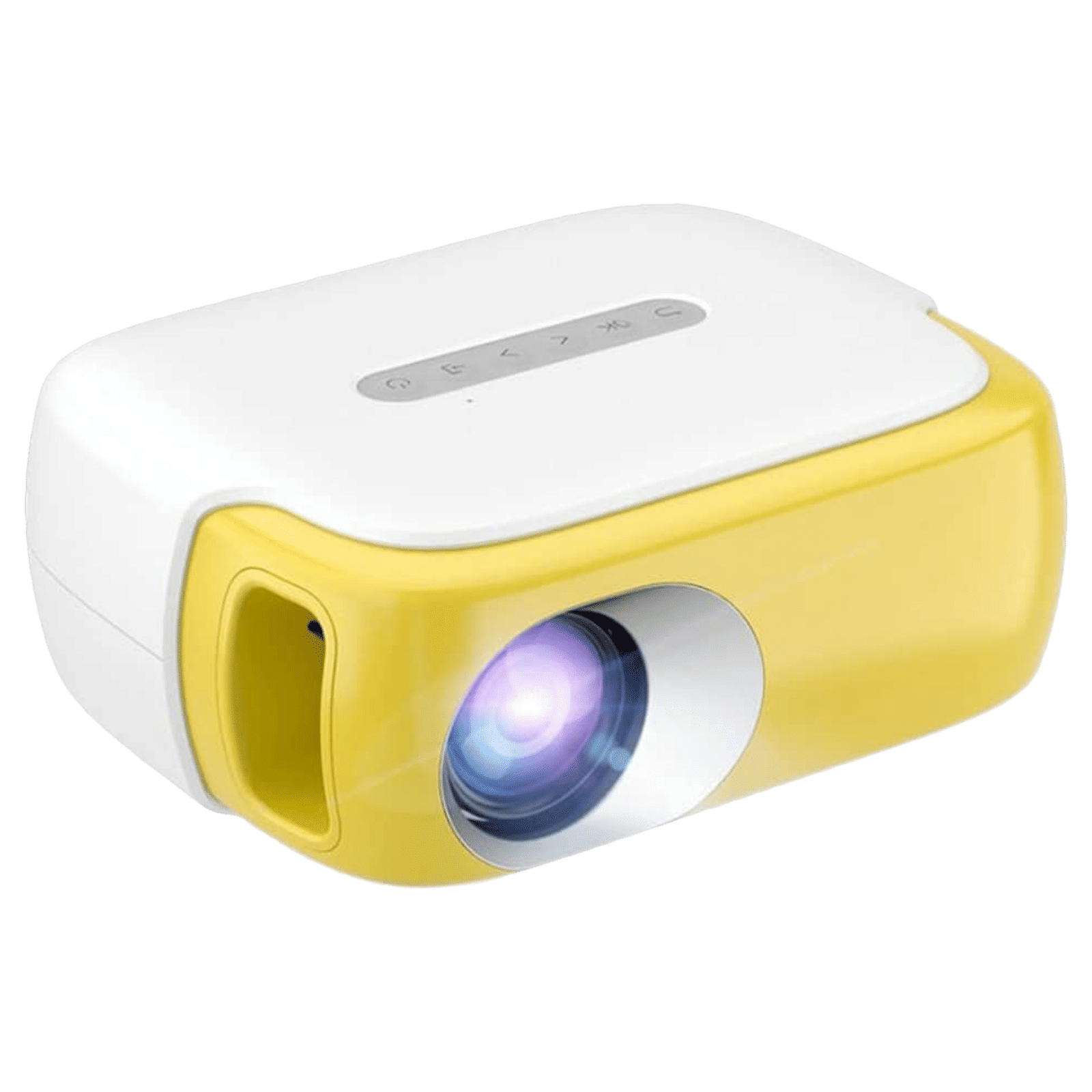 Miracle Digital Star HD 1280 LCD Projector With Remote (1200 Lumens, USB, White)