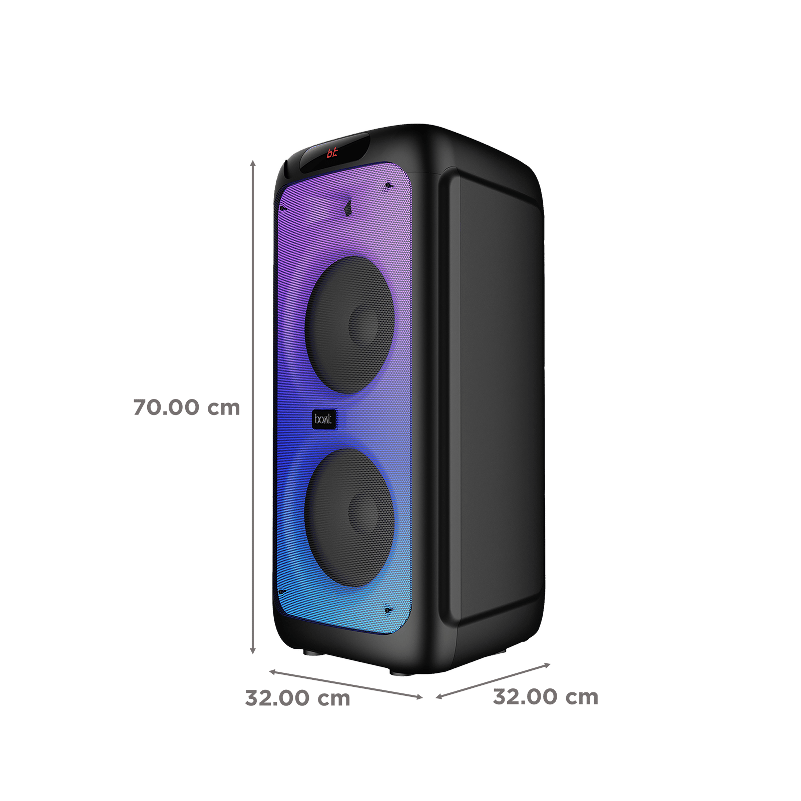 boAt Party Pal 400 160W Portable Bluetooth Speaker (Treble EQ Modes,  Channel, Black)