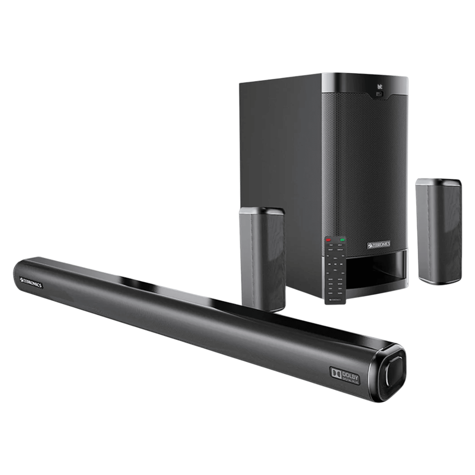 ZEBRONICS Zeb Juke Bar 9400 Pro 525W Bluetooth Soundbar with Remote (Dolby Digital Plus, 5.1 Channel, Black)